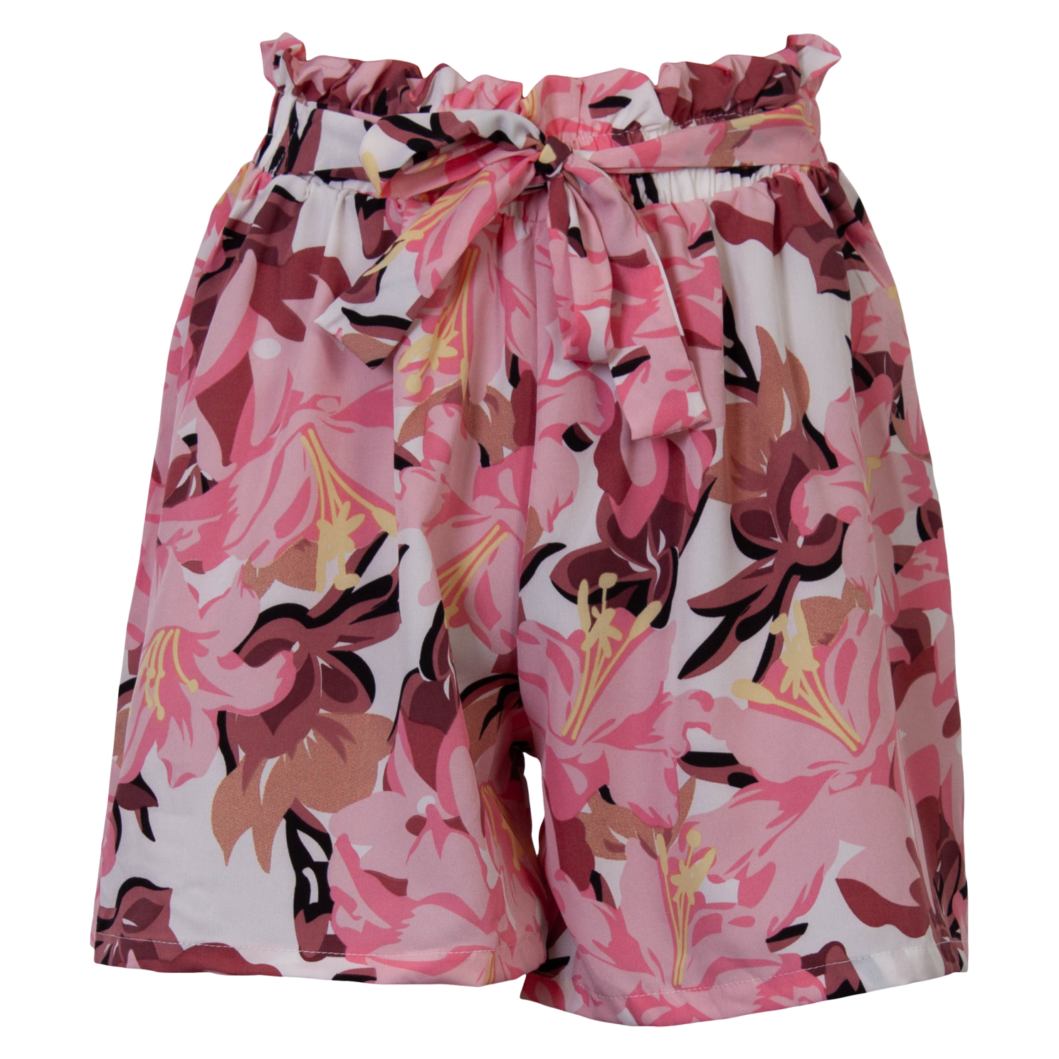 Dame Shorts Lyserød     i Store Plus Size Størrelser