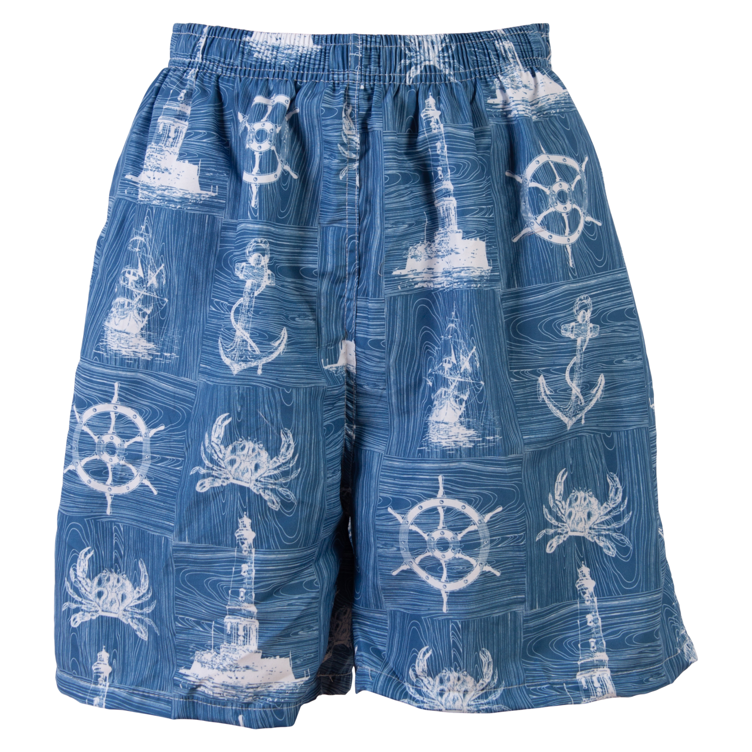 Blå Plus Size Badeshorts til Herre – Sommerudsalg!