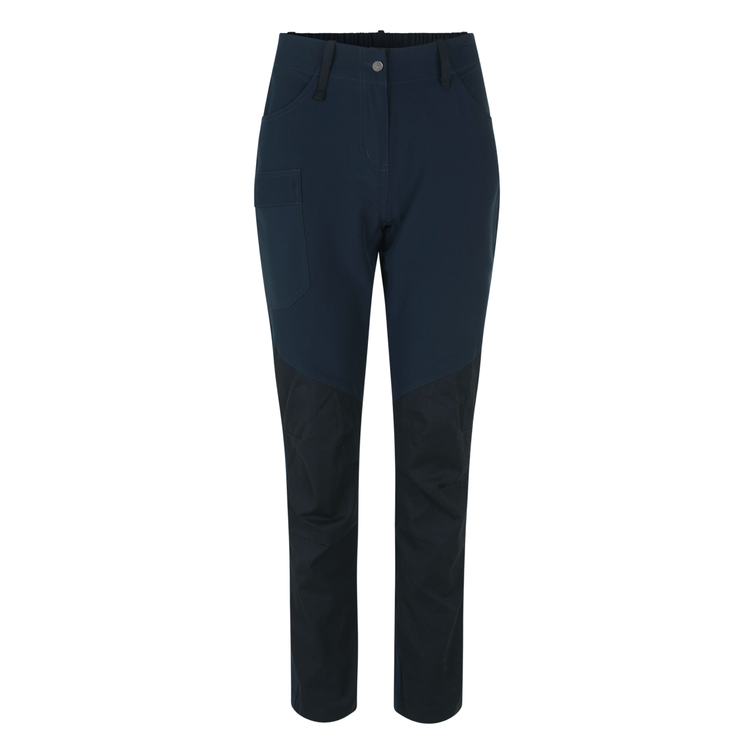 Dame Outdoorbukser i Stretch - Navy - Plus Størrelser Tilbud!