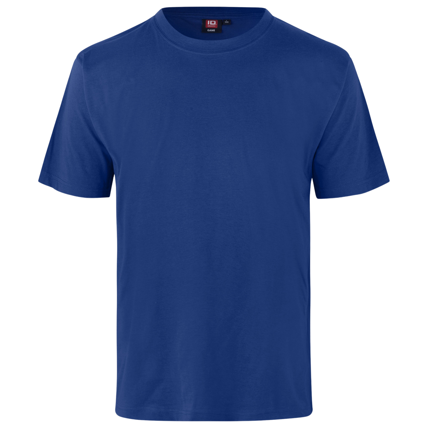 Kongeblå Plus Size Herre T-shirt – Fantastisk Tilbud!