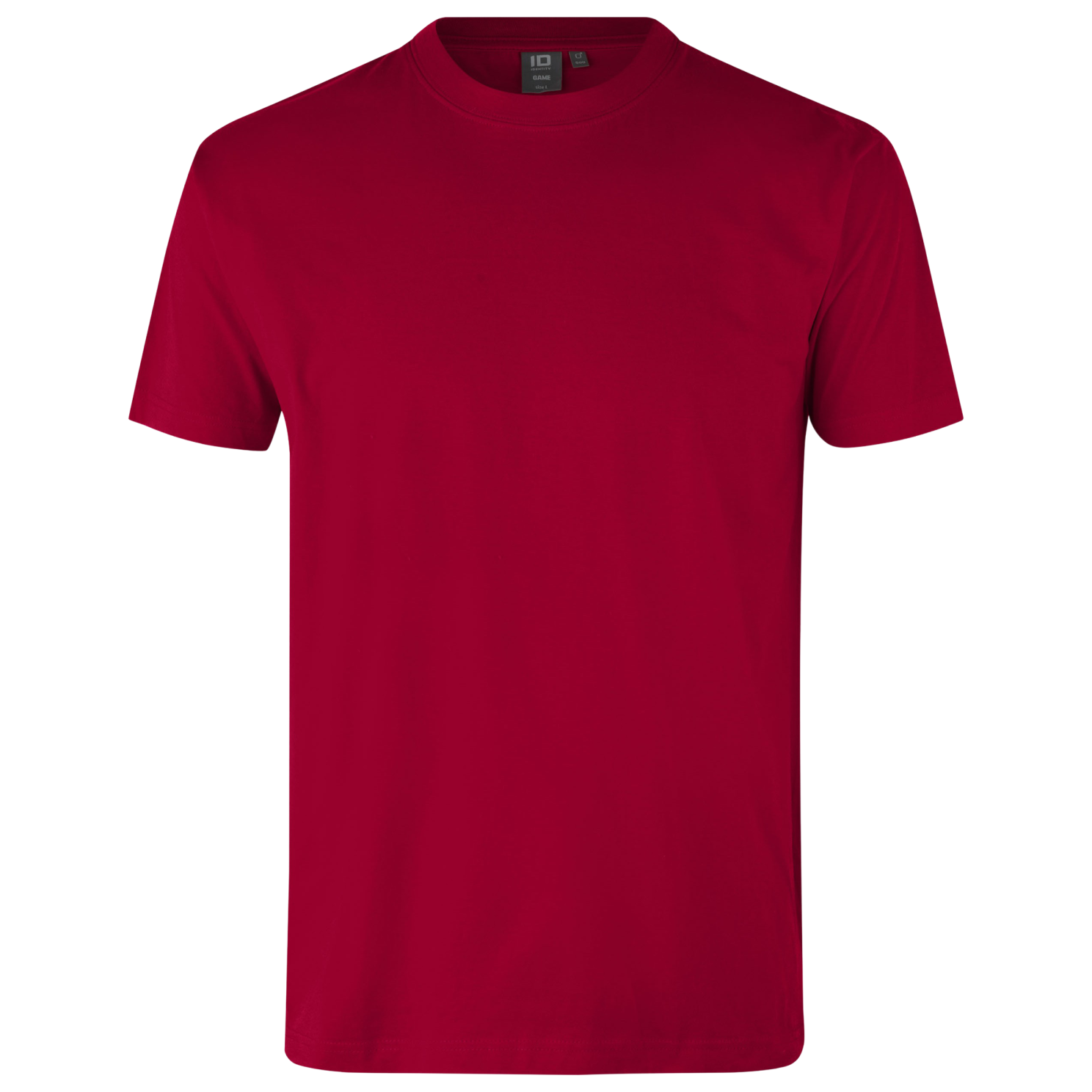 ID Game Herre T-shirt i Rød – Plus Størrelser på Udsalg