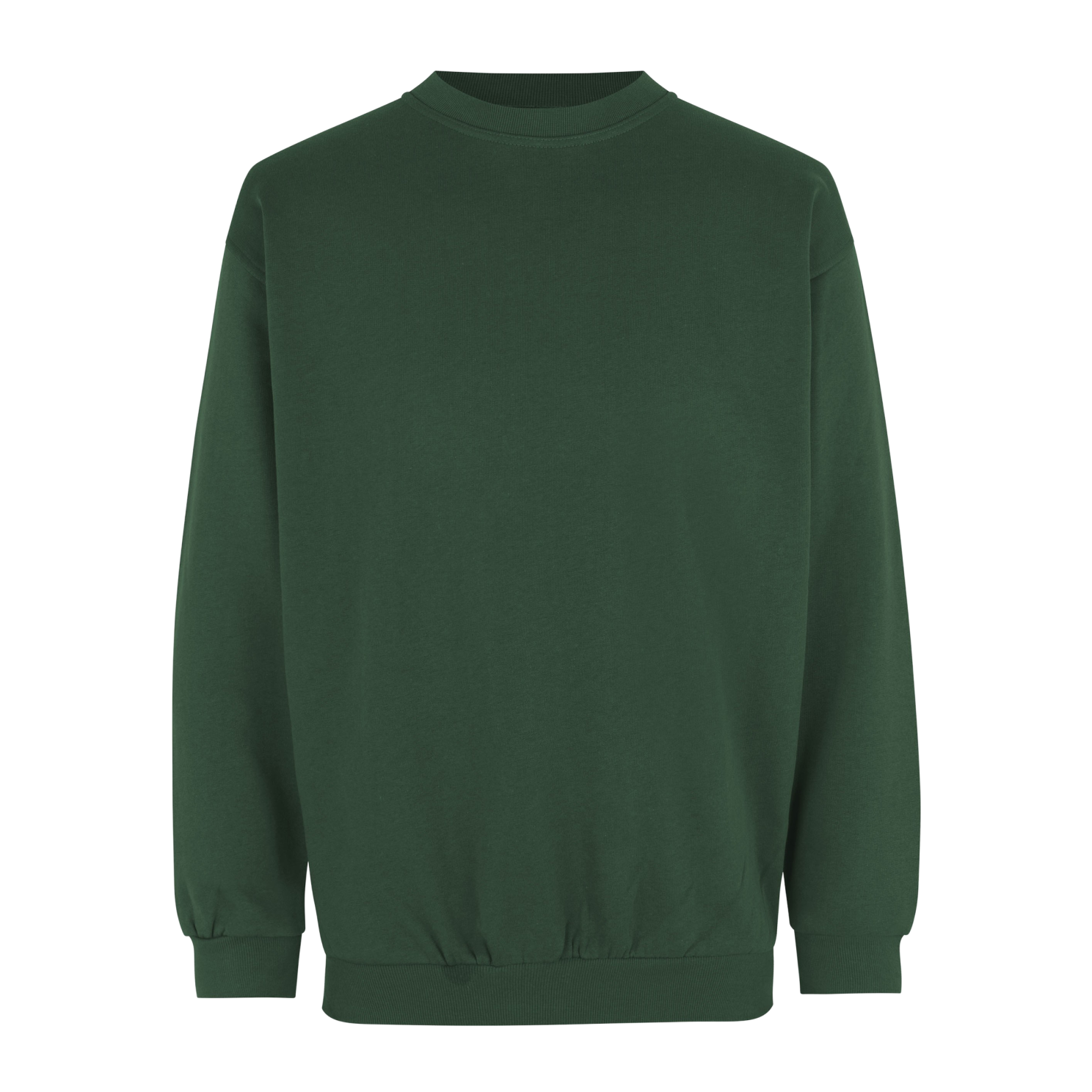 Flaskegrøn Plus Size Sweatshirt – Uimodståeligt Tilbud!
