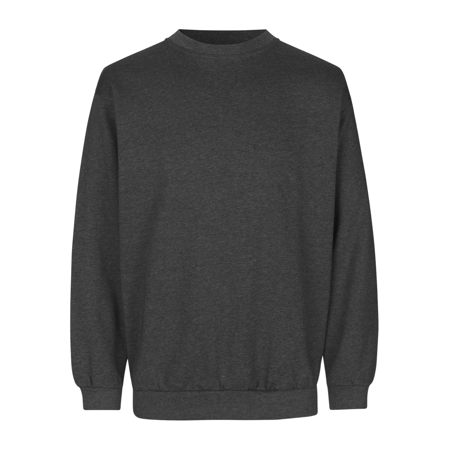 Grafit Melange Sweatshirt til Mænd – Plus Size Udsalg!