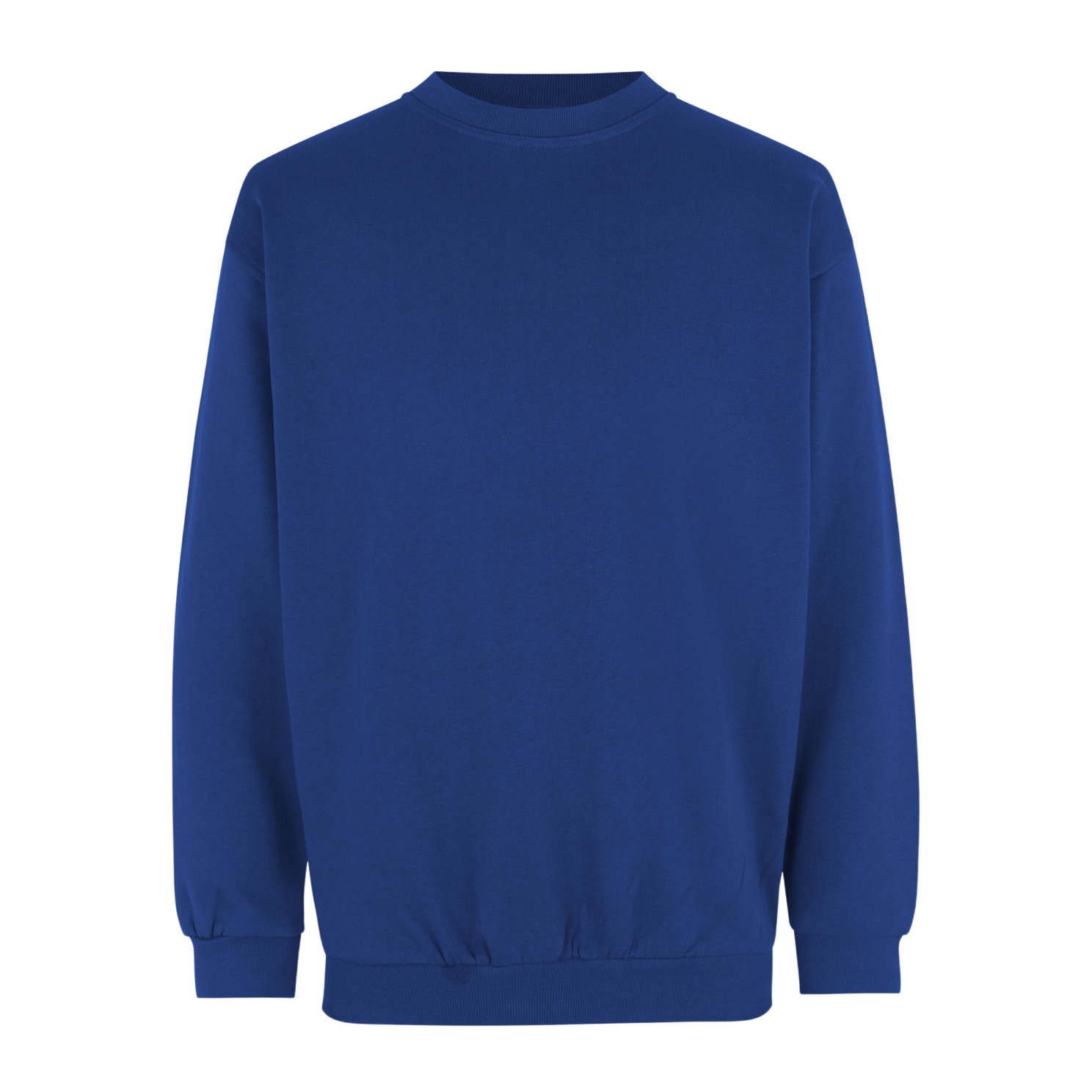 Kongeblå Plus Size Herre Sweatshirt – Komfort og Stil