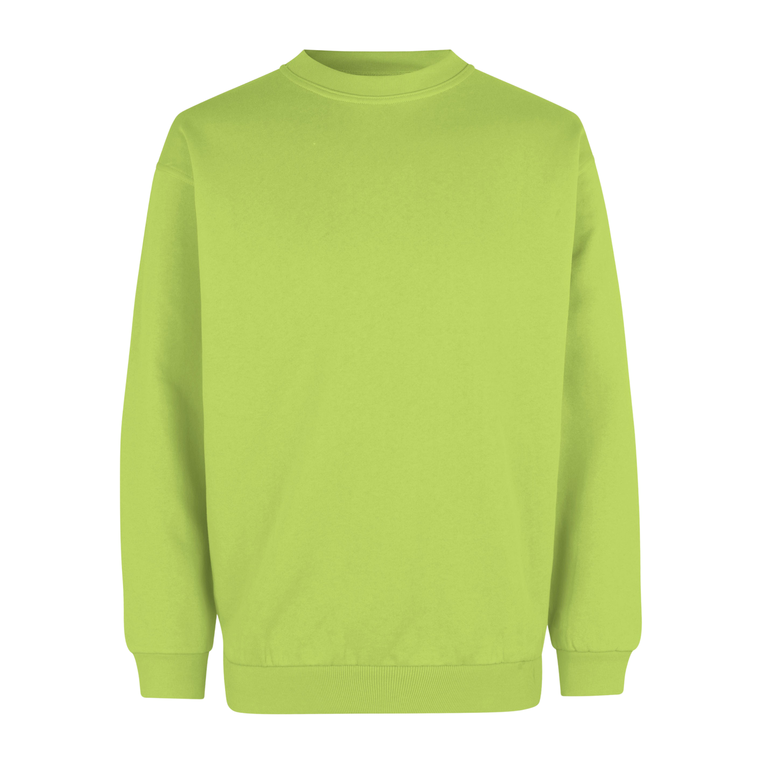 Lime Sweatshirt til Mænd – Plus Size Tilbud!