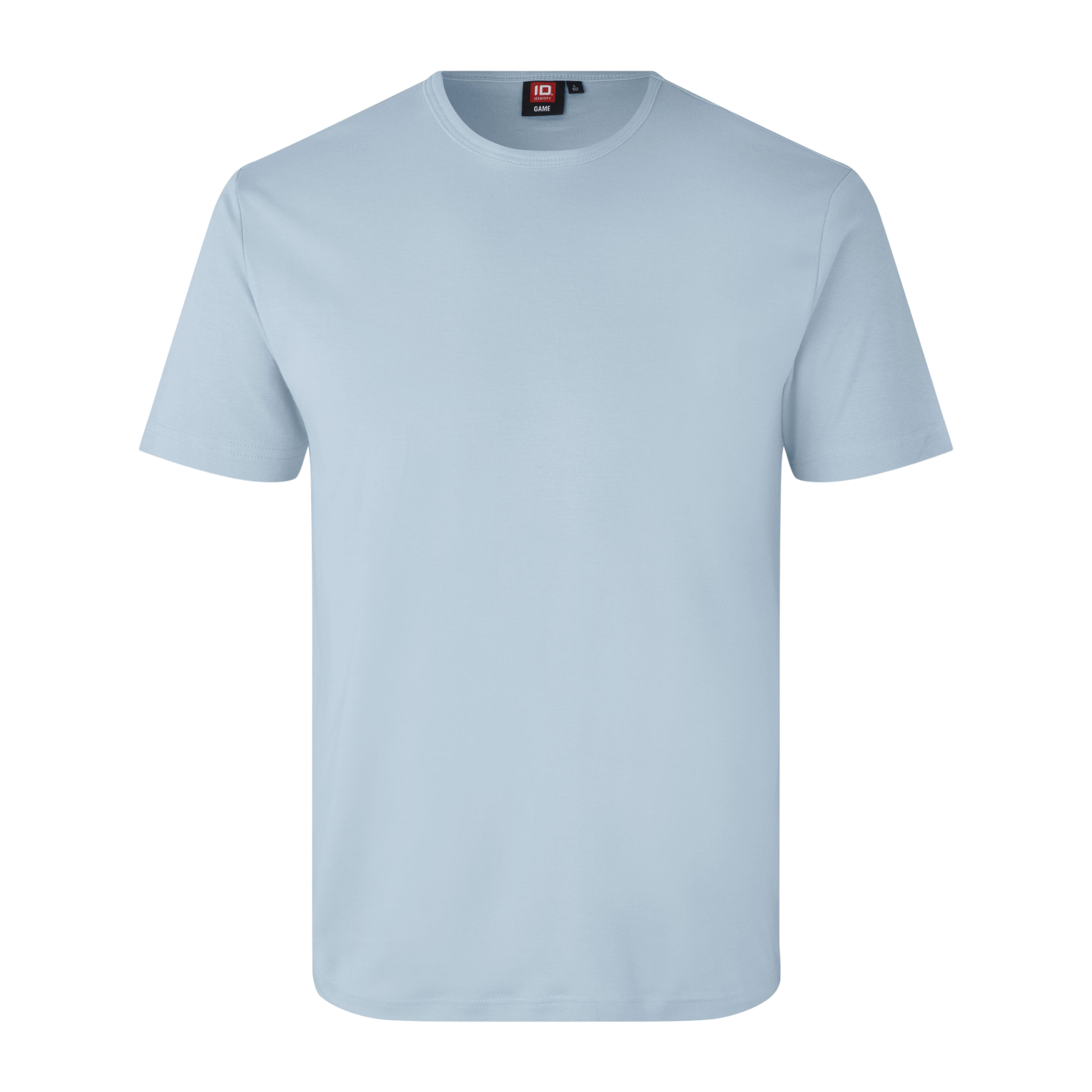 Interlock Herre T-shirt i Lys Blå – Plus Size Tilbud!