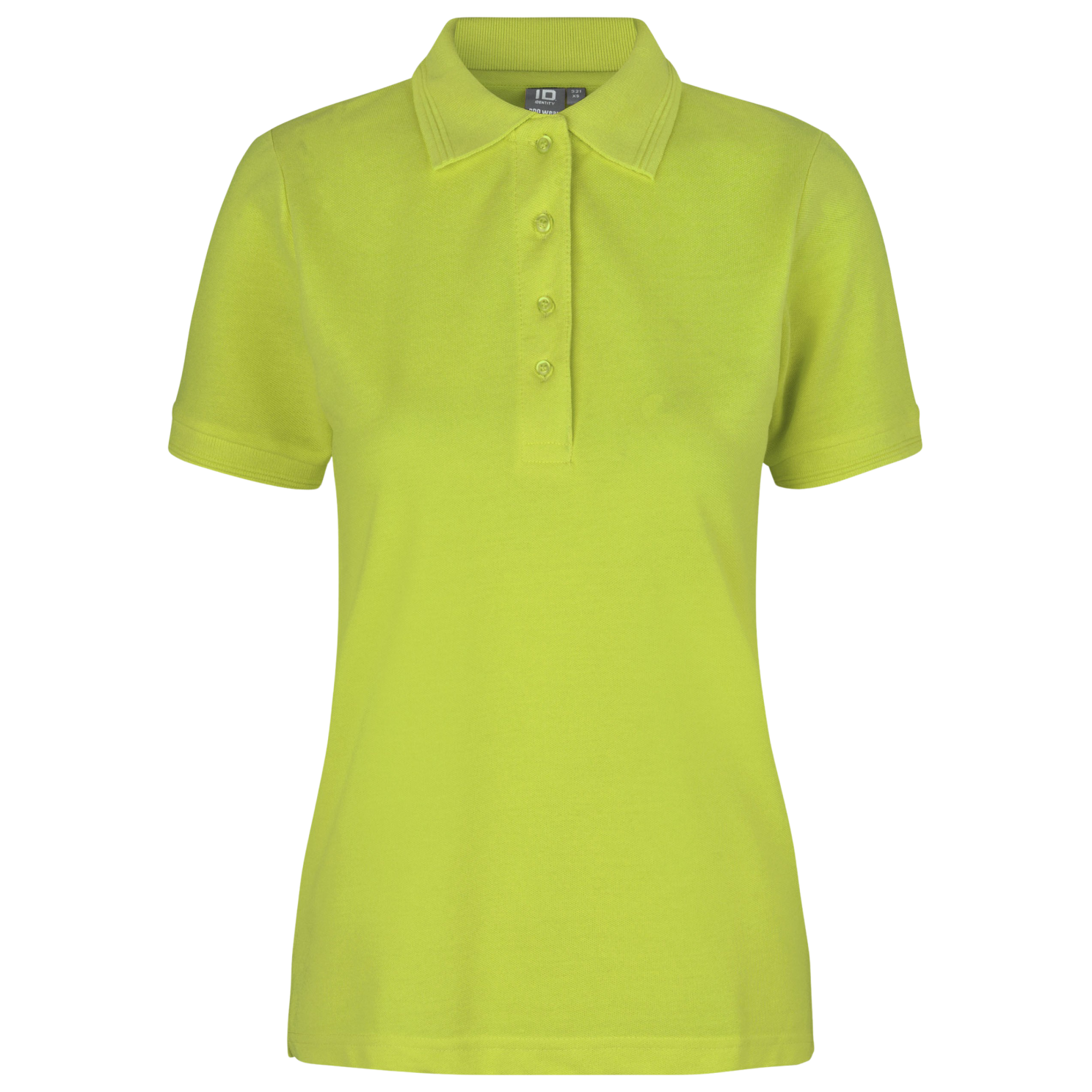ID Pro Wear Dame Polo i Lime – Plus Size Tilbud!