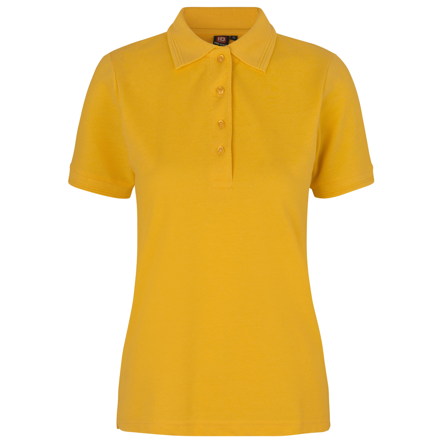 ID Pro Wear Dame Polo i Gul – Plus Size Udsalg!