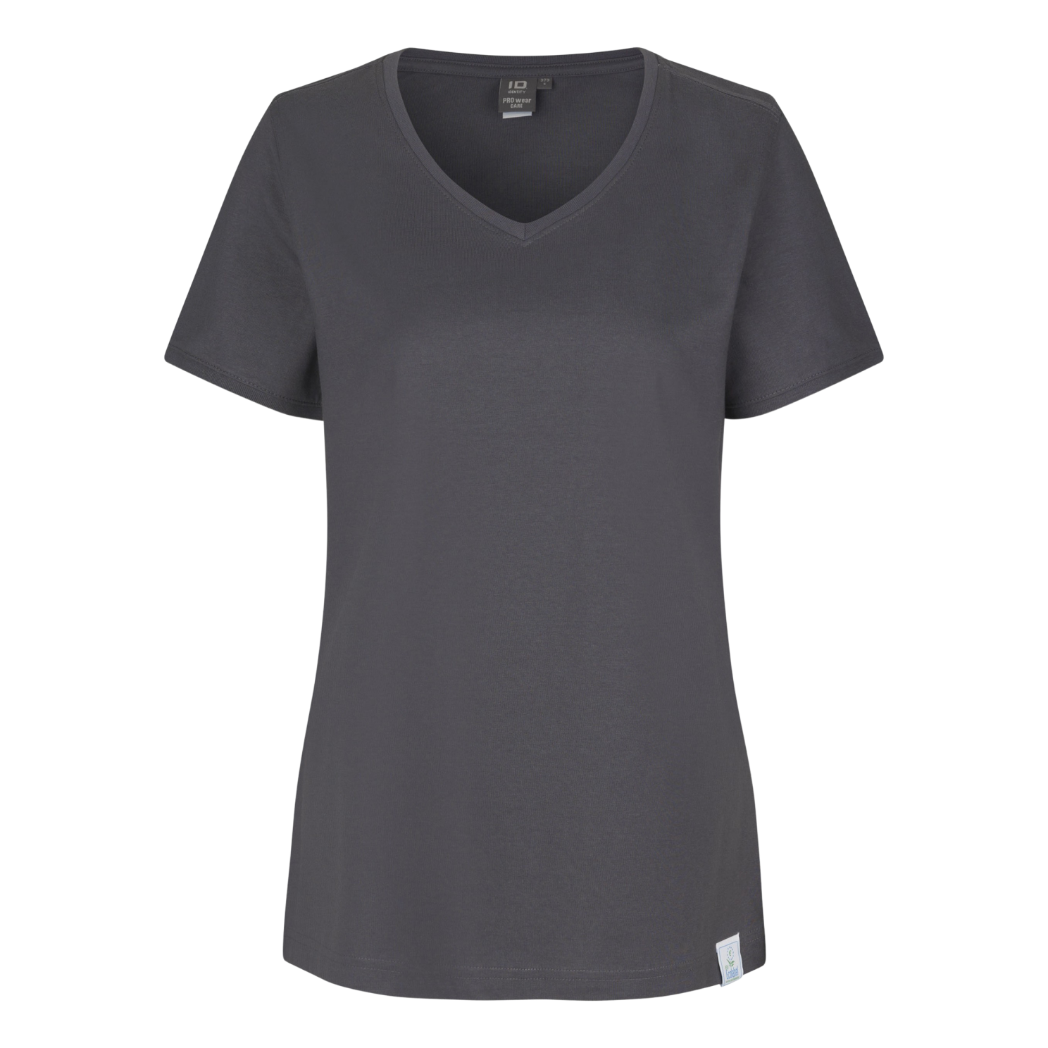 Elegant Sølvgrå Plus Size T-shirt til Damer – Komfortabel Stil