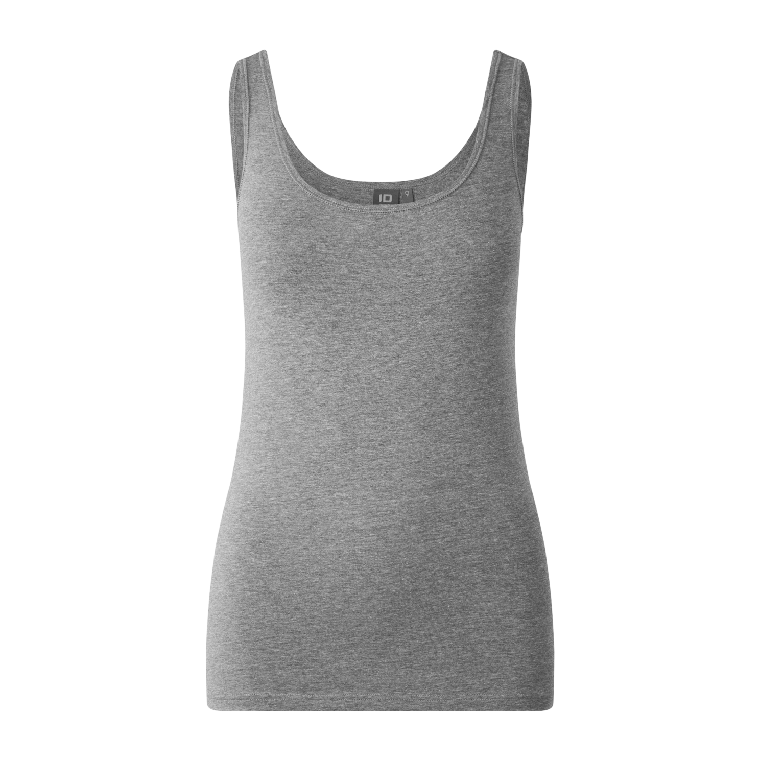 Grå Melange Plus Size Tanktop – Komfortabelt Tilbud!