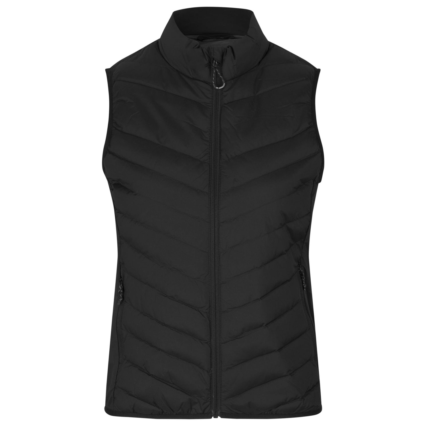 Komfortabel Plus Size Stretch Vest til Dame – Sort Stil!