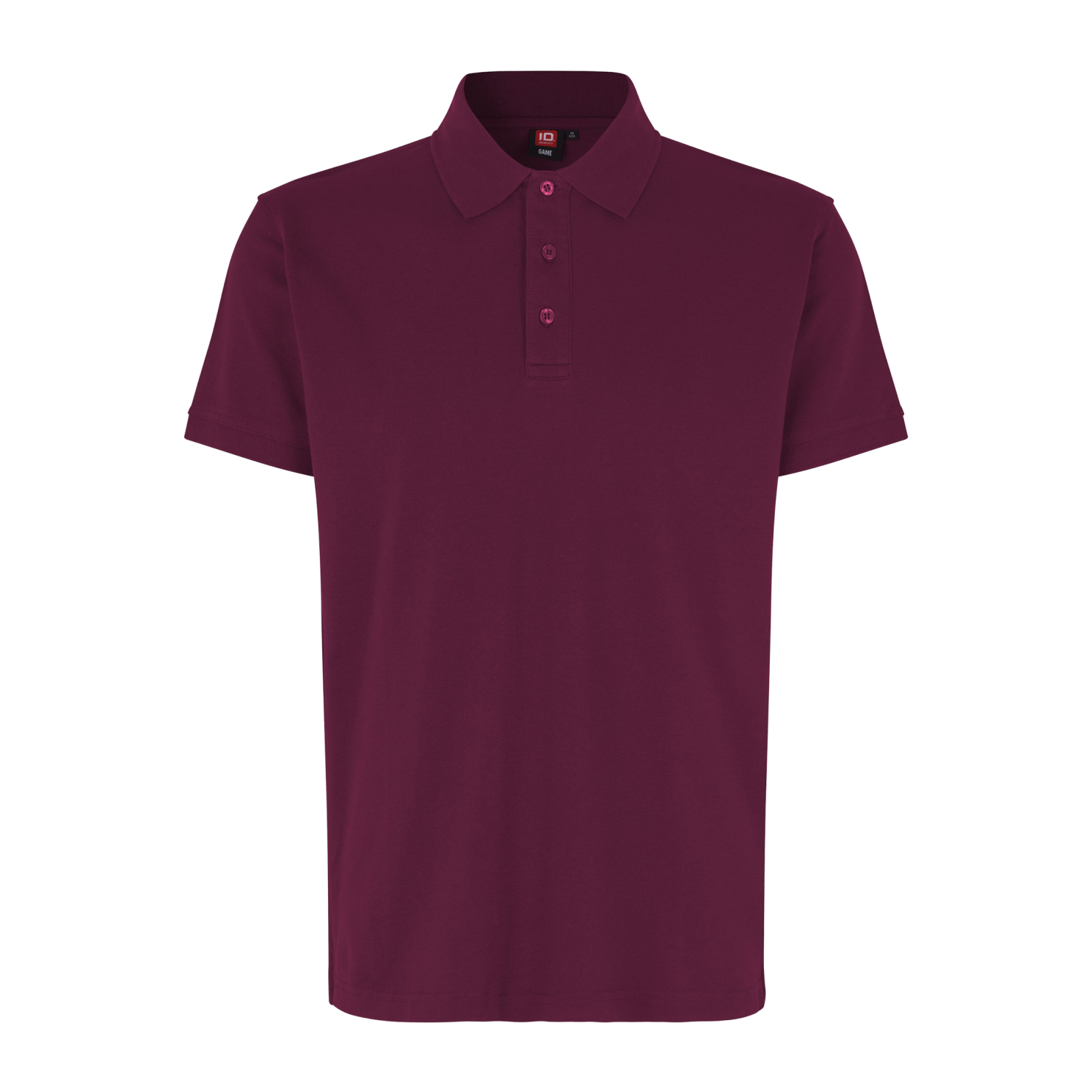 Klassisk Bordeaux Stretch Polo til Mænd - Tidløs Stil!