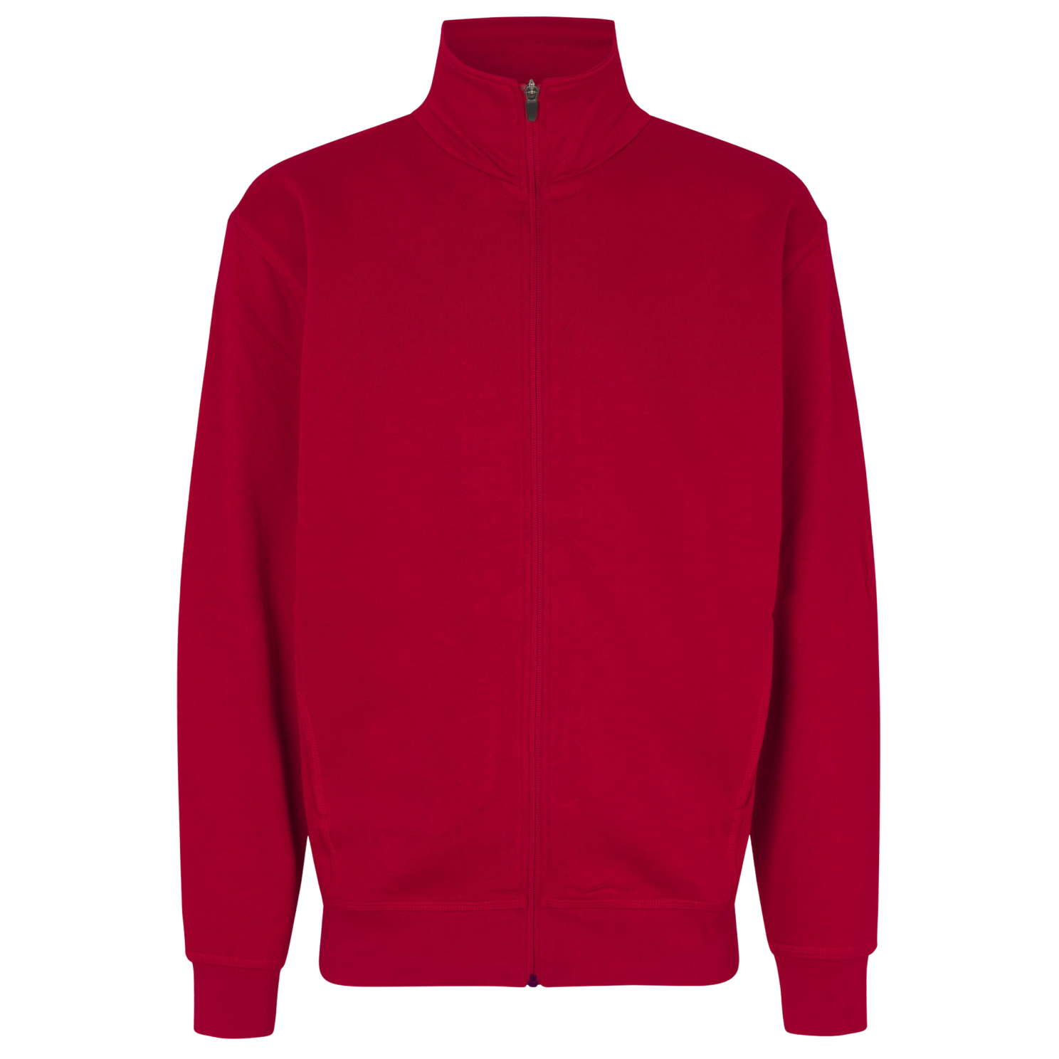 Rød Herre Cardigan - Stil og Komfort til Hverdagen