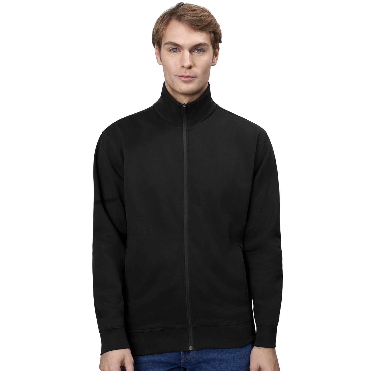Elegant Sort Cardigan til Mænd – Komfort og Stil