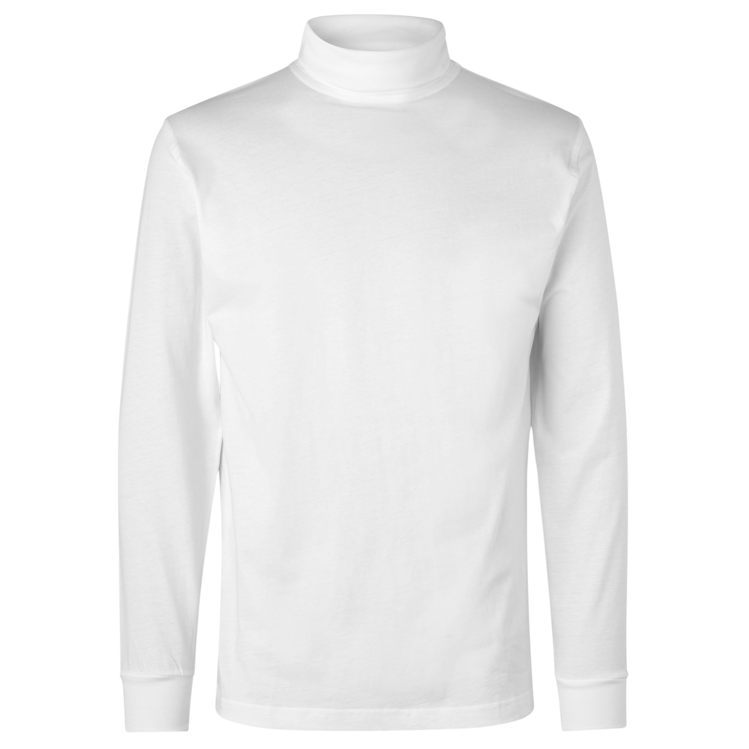 -time Herre Rullekrave White    i Store Plus Size Størrelser