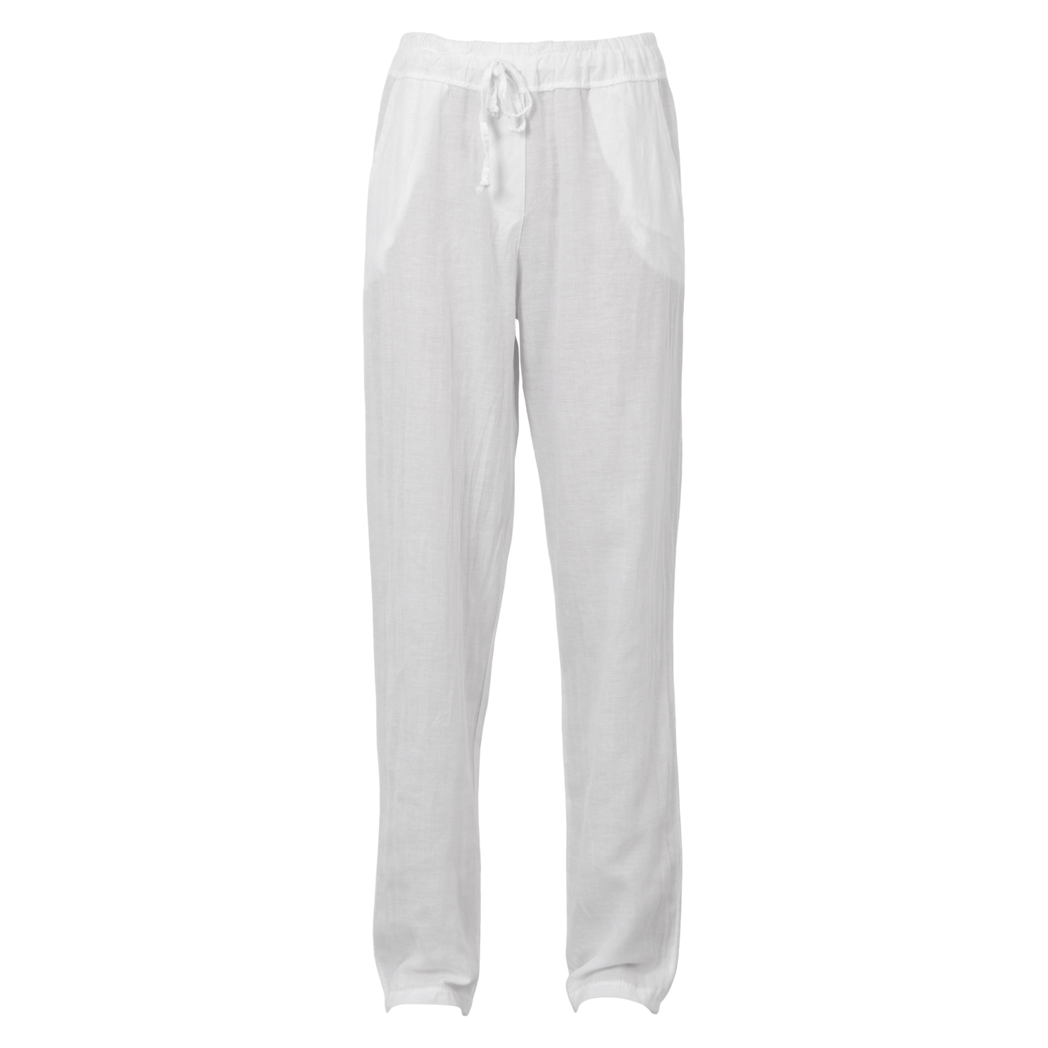 Leonora Hørmix Bukser – Lys Hvid – Plus Size Tilbud!