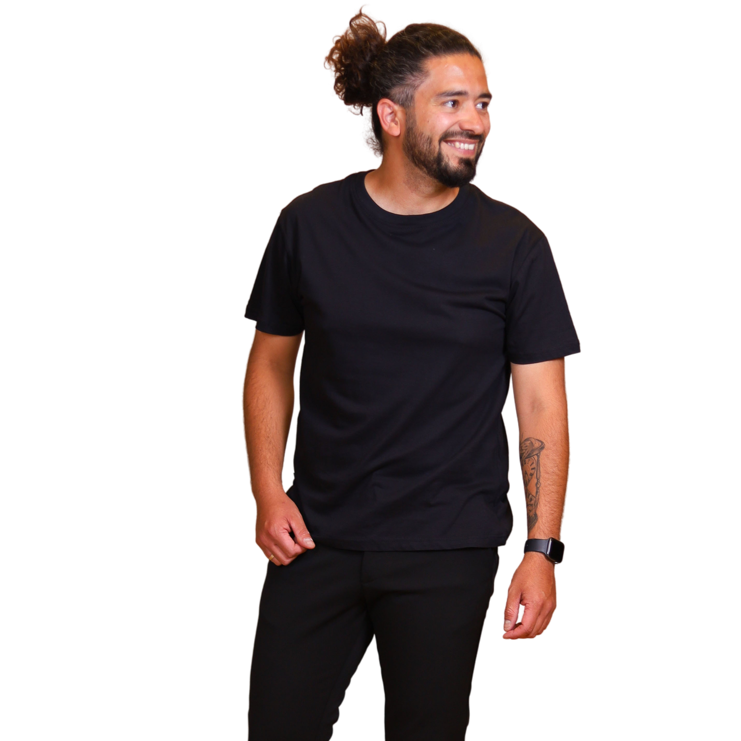 Loaded Belfast Herre T-shirt – Sort Plus Size Tilbud