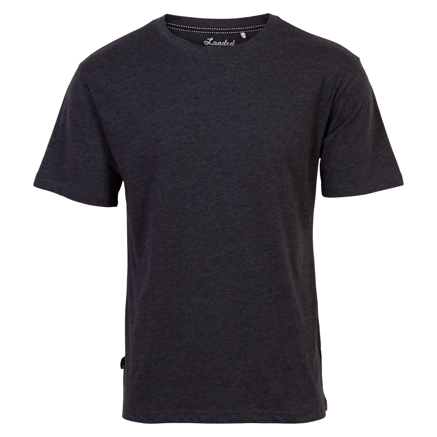 Loaded Belfast Herre T-shirt – Mørkegrå Plus Size Tilbud