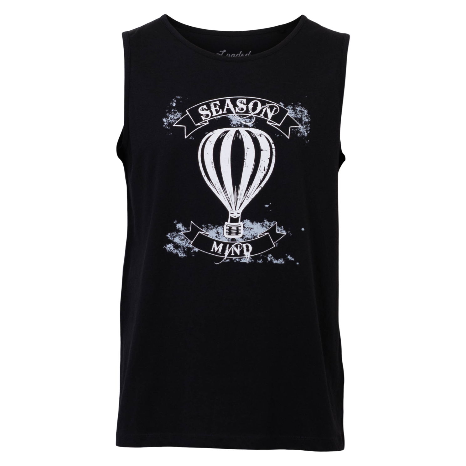 Loaded Herre Tanktop P7 Black   i Store Plus Size Størrelser