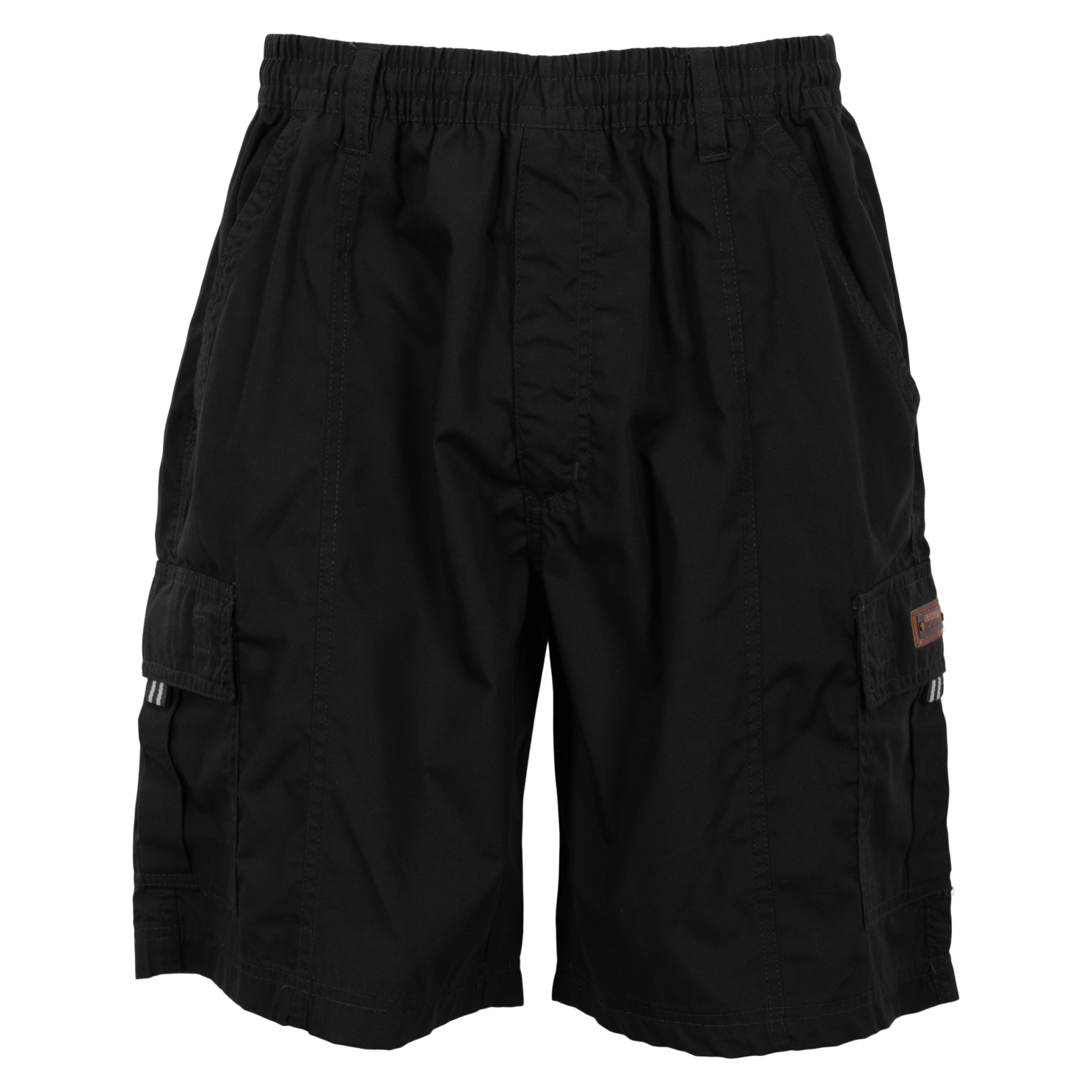 Loaded Joss Herre Trekking Shorts – Plus Size i Sort