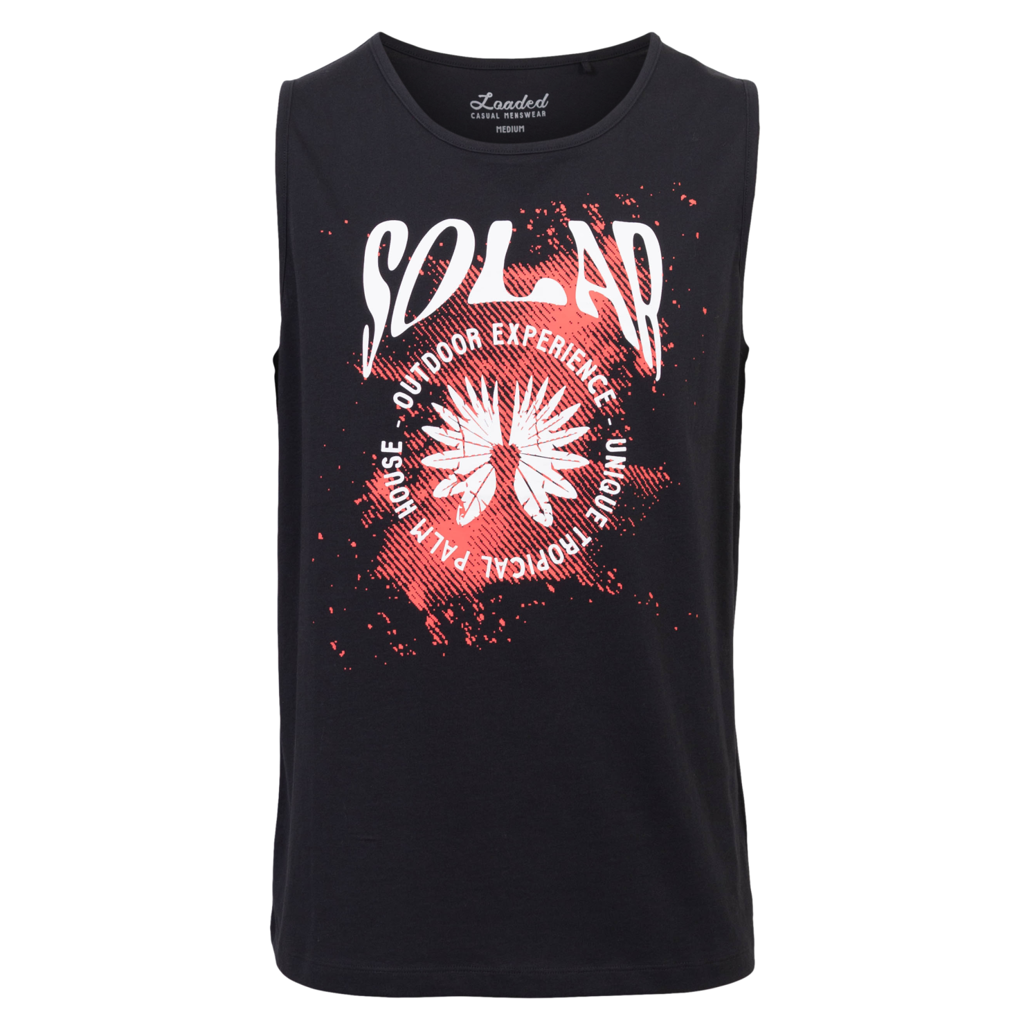 Loaded Lmplusass Herre Tanktop Plus Size P7 Black    i Store Plus Size Størrelser