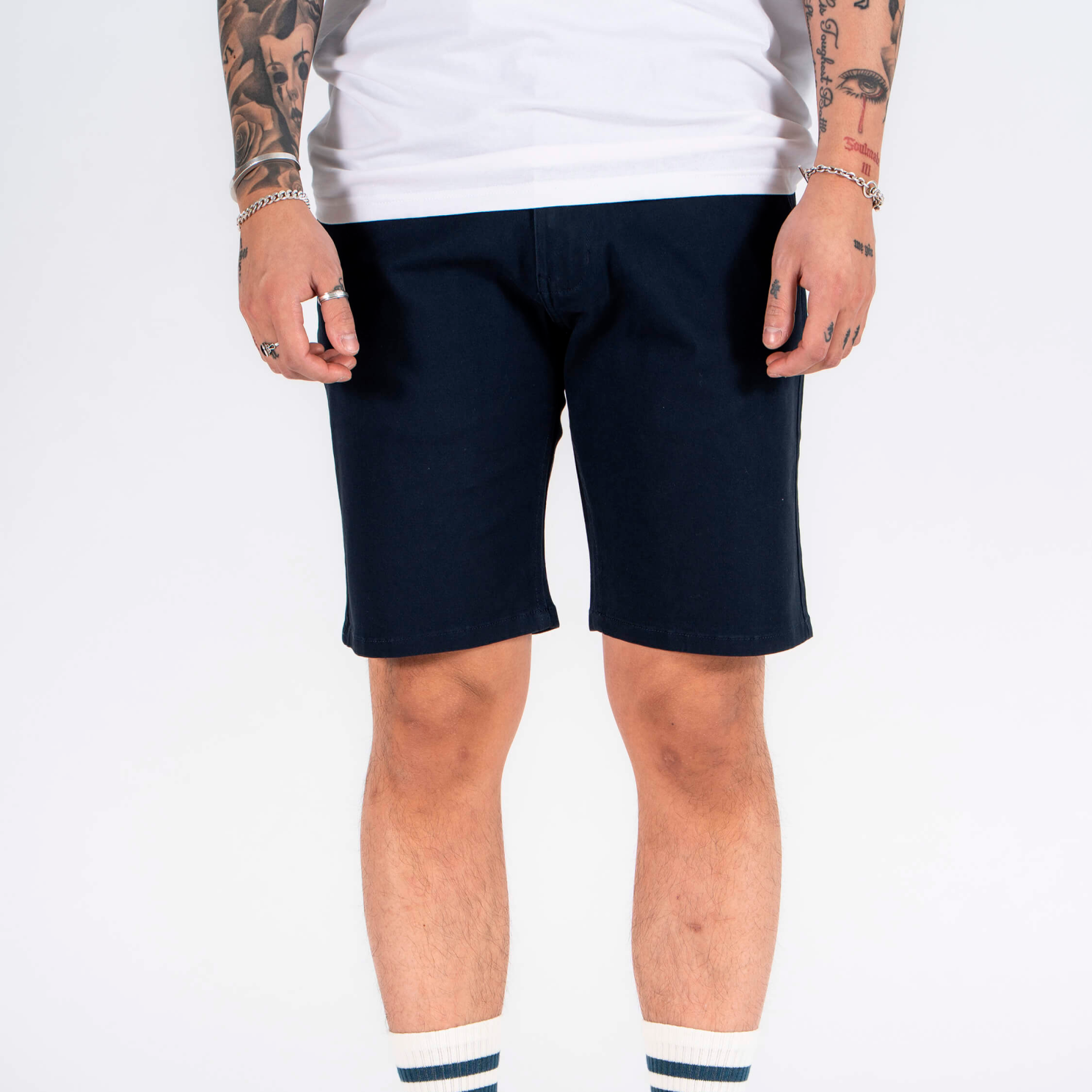Marcus Gerry Plus Size Chino Shorts - Navy til Sommeren