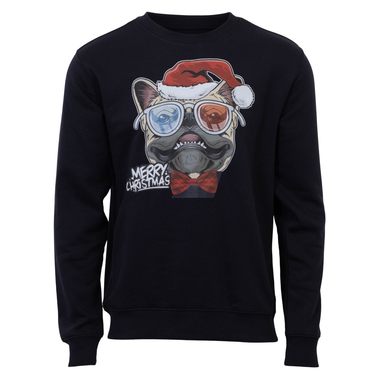 Marcus Herre Jule Sweatshirt – Mørkeblå Festlighed