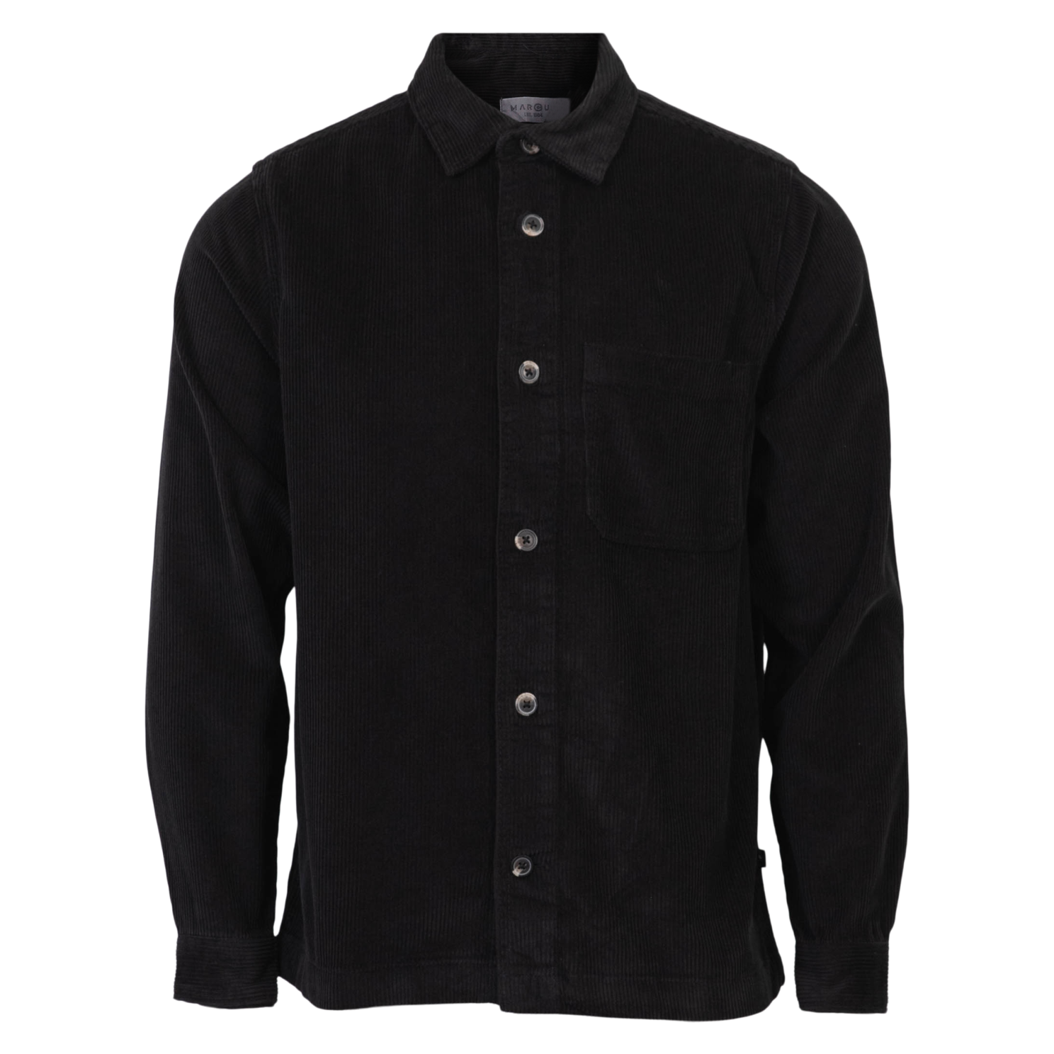 Marcus Julio Plus Size Herre Overshirt - Sort Elegance