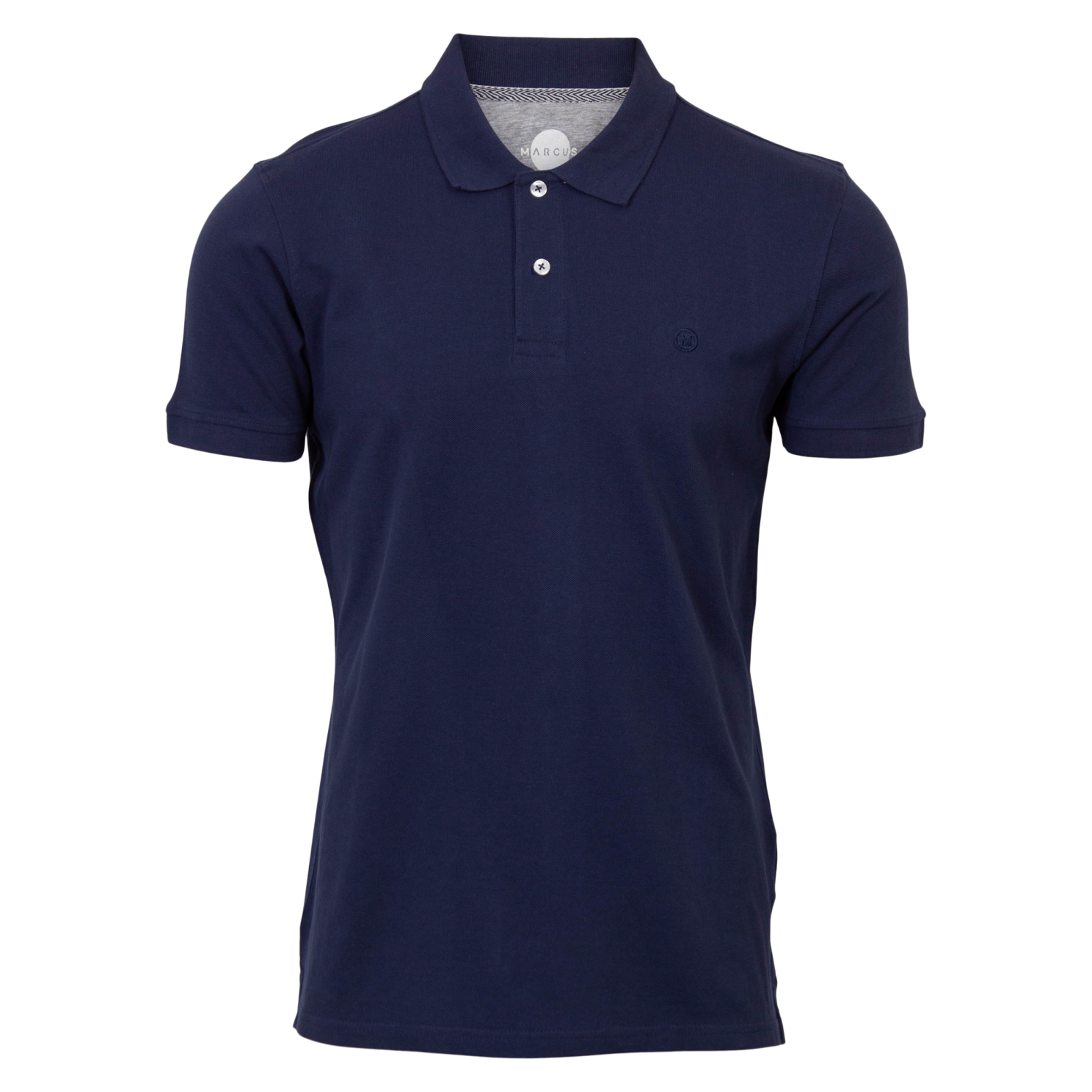Marcus Tyler Herre Polo Naval Blue    i Store Plus Size Størrelser