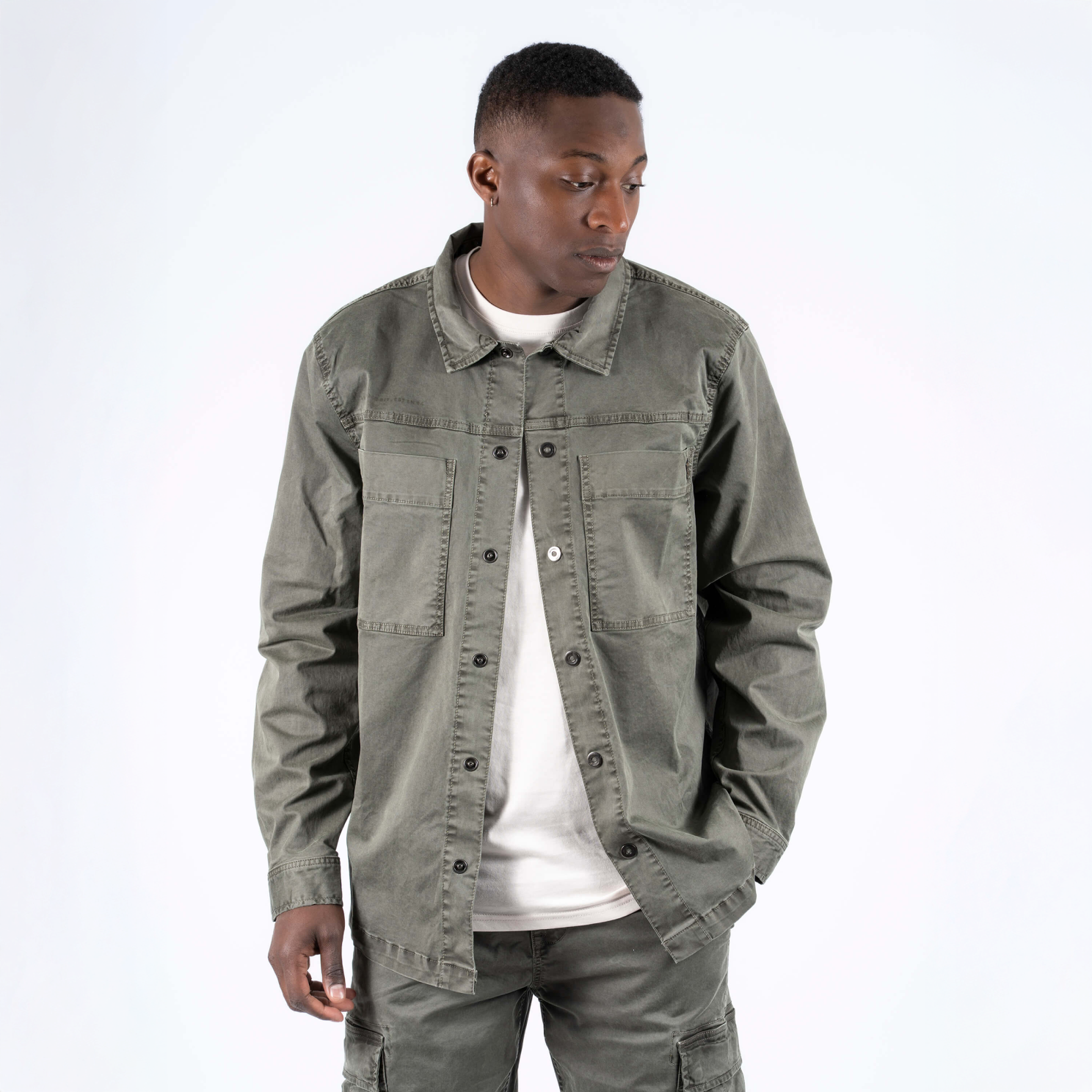 Marcus Zed Herre Jakke Forest Night    i Store Plus Size Størrelser