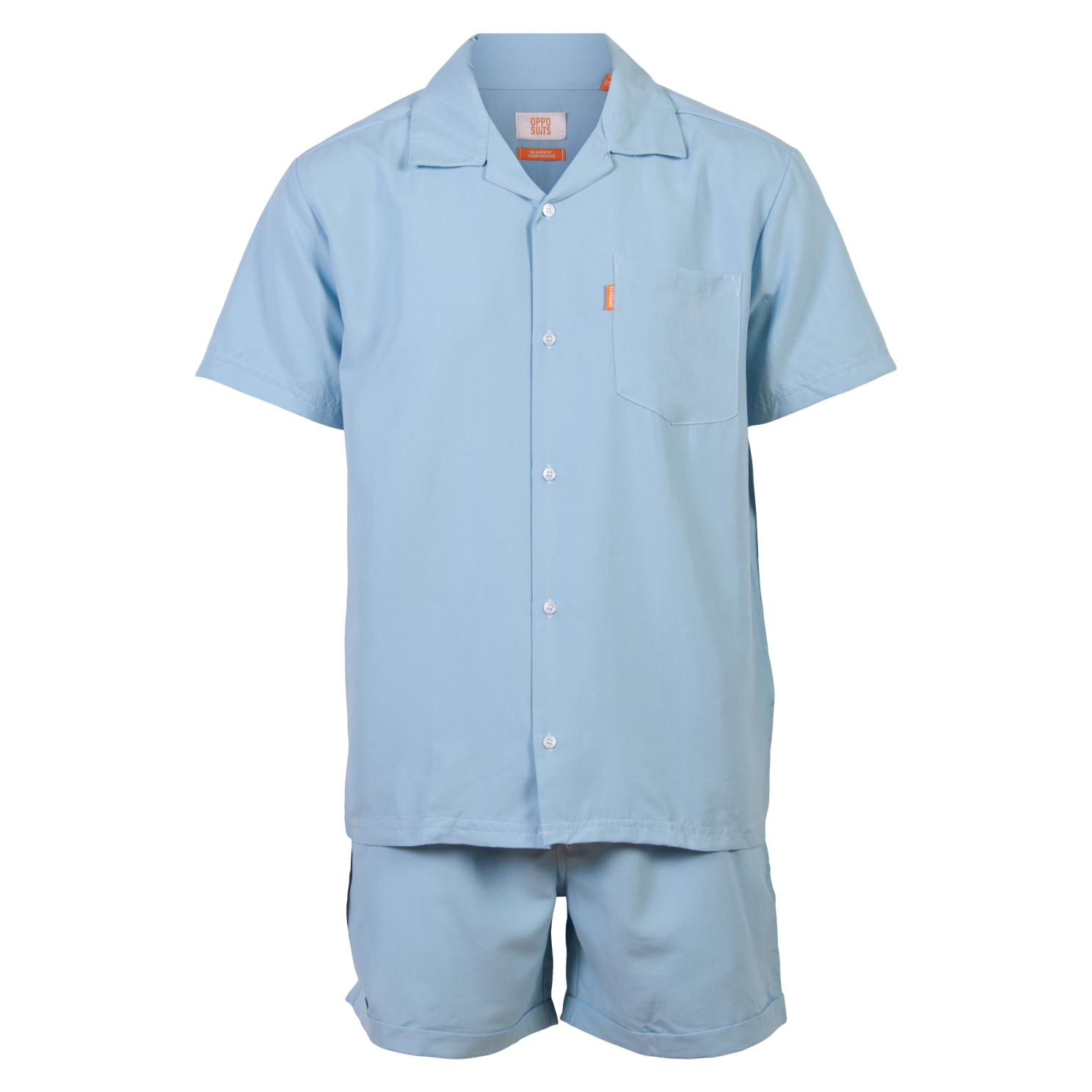 Opposuits Herre Shortssæt – Stilfuld Blå til Festlige Lejligheder