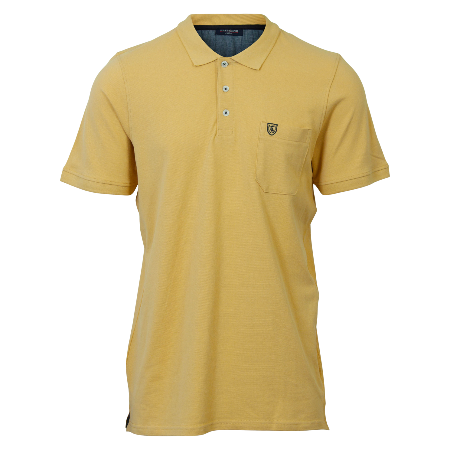 Pre End Herre Polo Soft Yellow    i Store Plus Size Størrelser