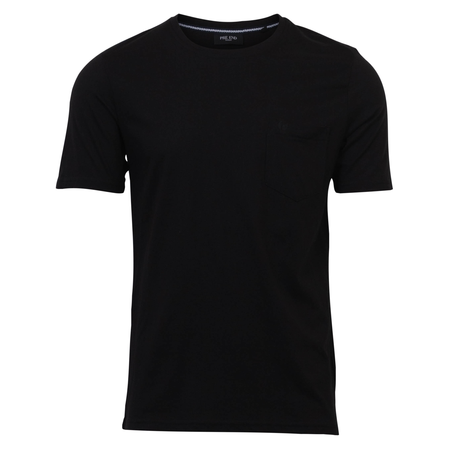 Pre End Jack Herre  -shirt Jet Black   i Store Plus Size Størrelser