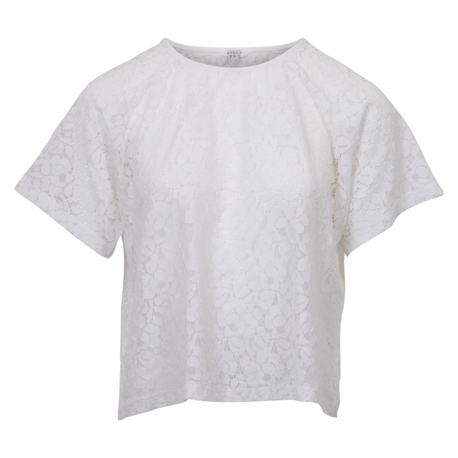 Elegant Plus Size Bluse til Dame – Snow White Udsalg