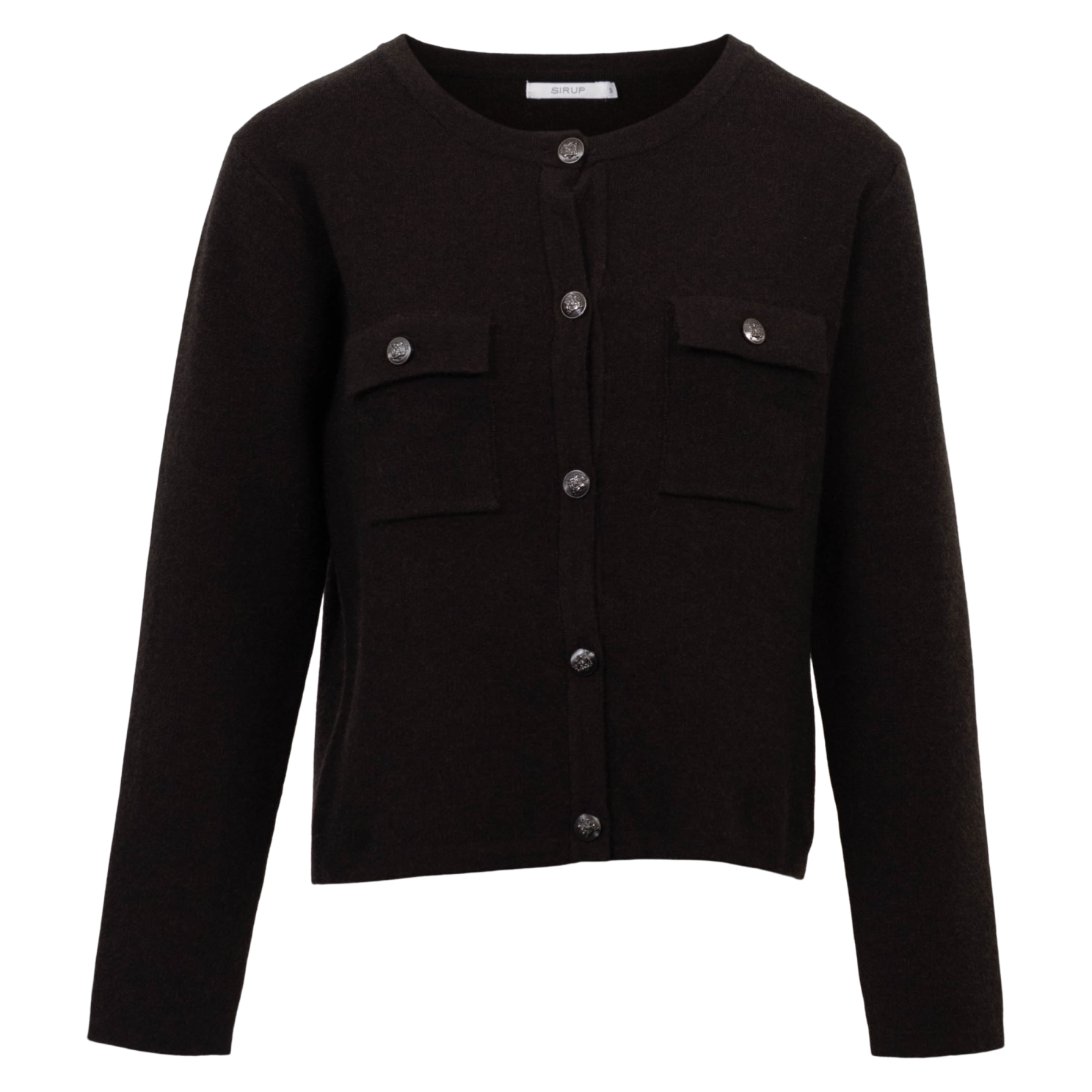 Elegant Mørkebrun Cardigan til Dame – Must-Have i Garderoben!