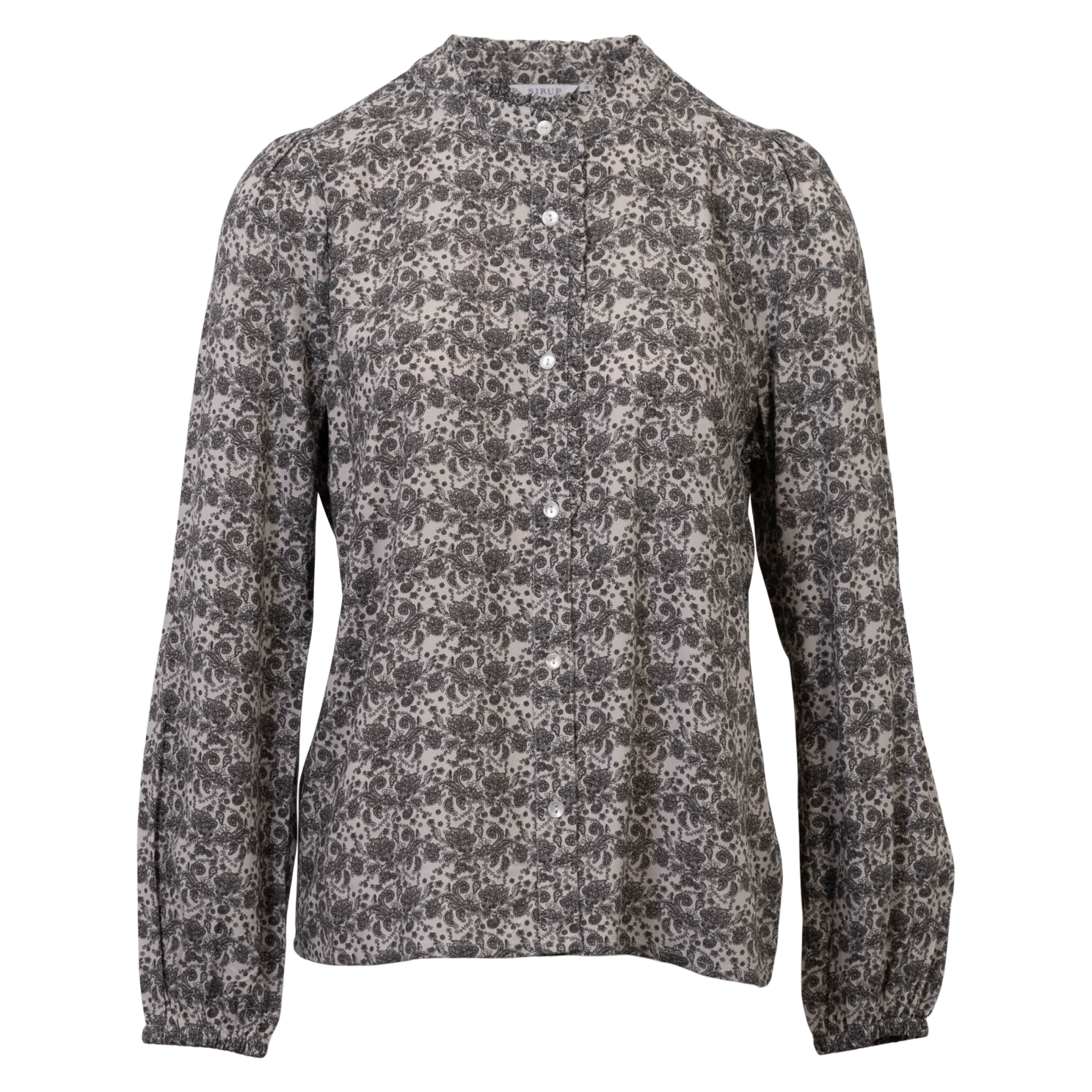 Sirup Plus Size Skjorte – Snow White Tilbud til Damer