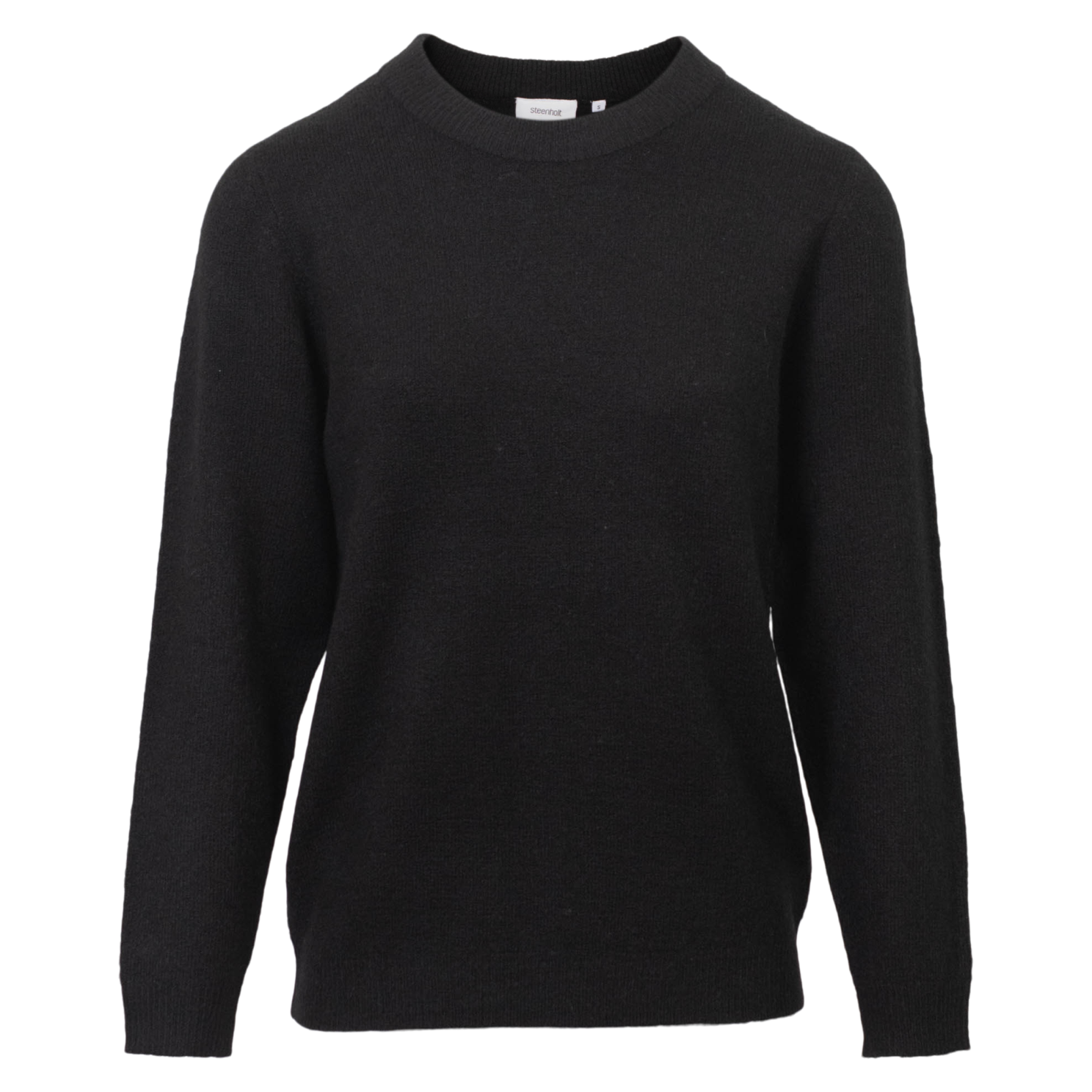 Elegant Plus Size Striktrøje i Sort – Komfortabel Stil!