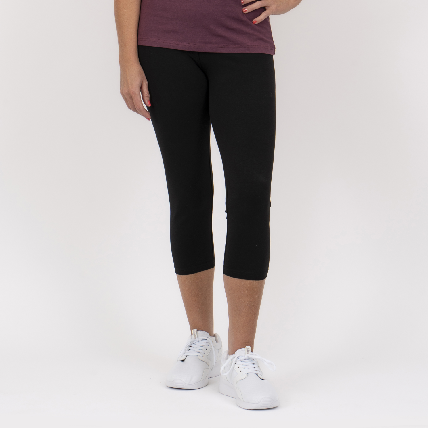 Steenholt Harmony Leggings til Dame – Sort Plus Size Tilbud