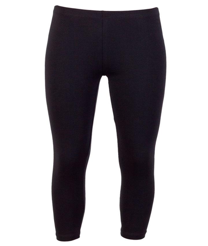 Steenholt Harmony Plus Size Leggings - Sort 3/4 Længde