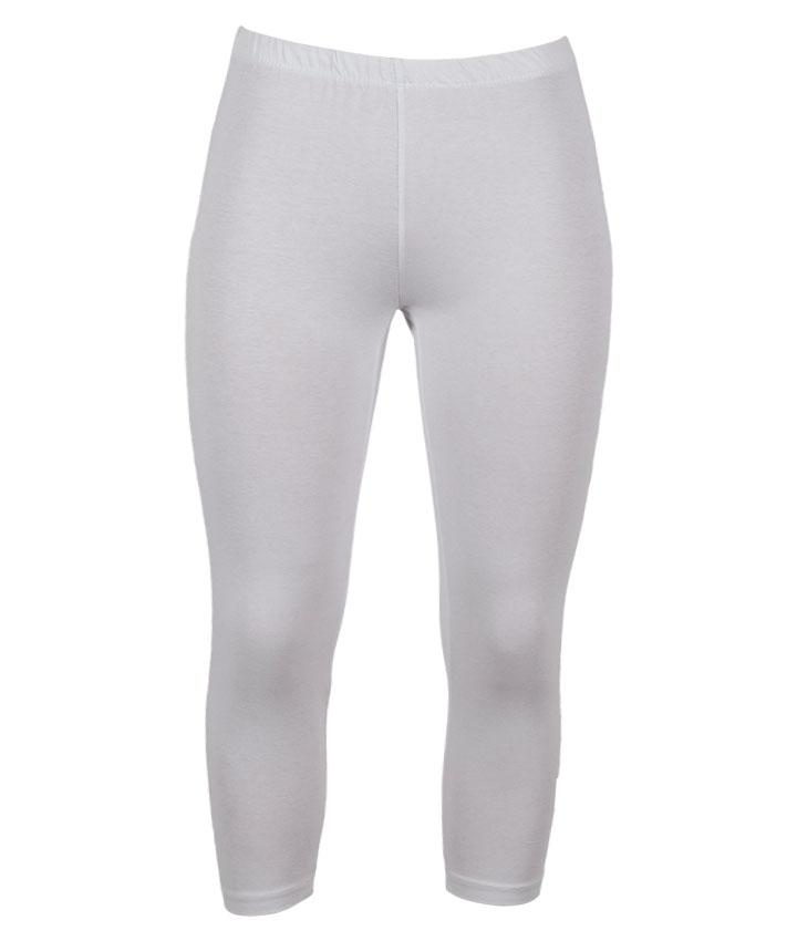 Steenholt Harmony Plus Size Leggings til Damer – Hvid Komfort