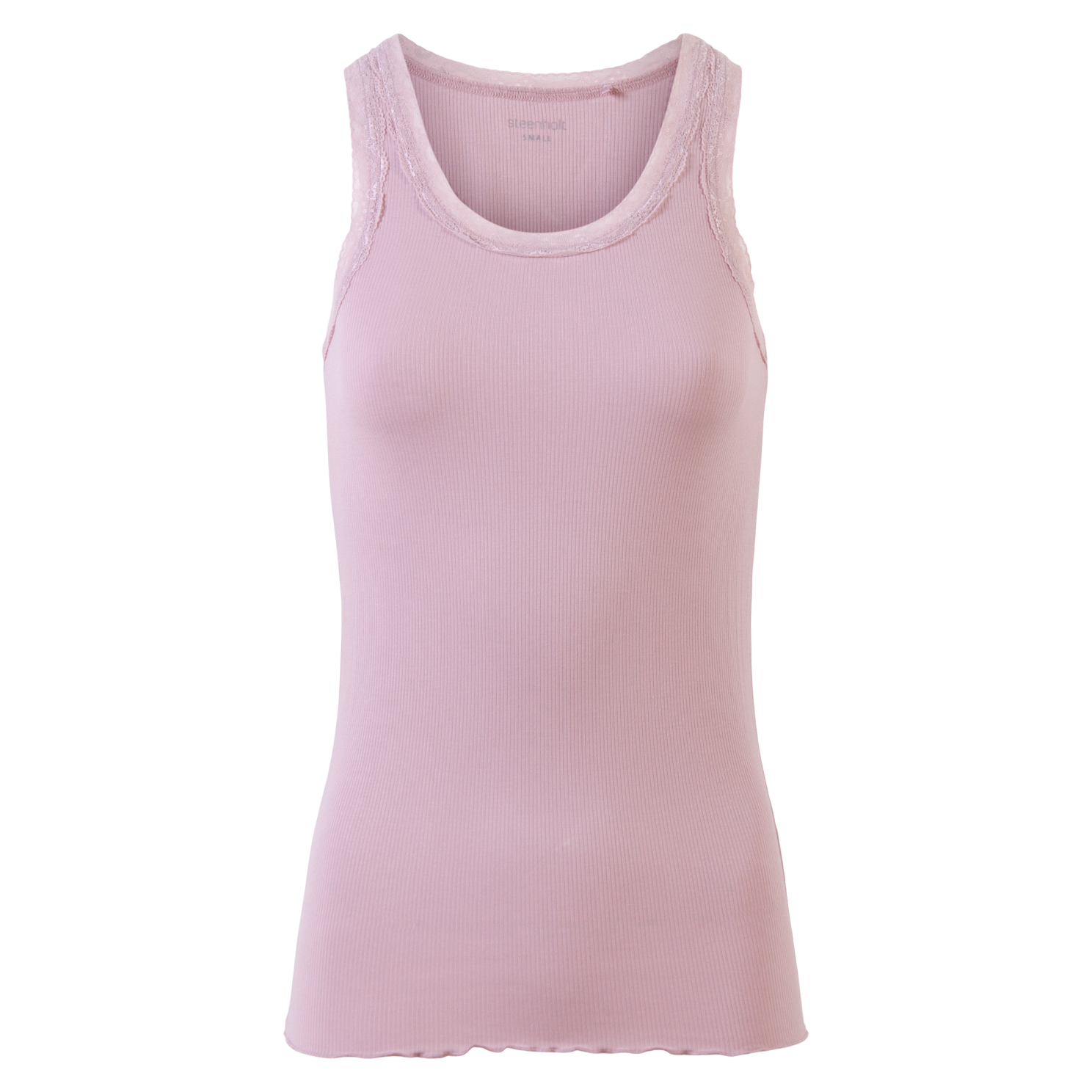 Steenholt Roselina Top – Bleached Mauve Plus Size Tilbud!