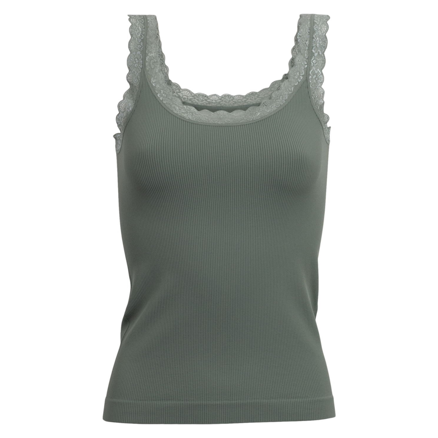 Vanting Dame Top Green Bay       i Store Plus Size Størrelser
