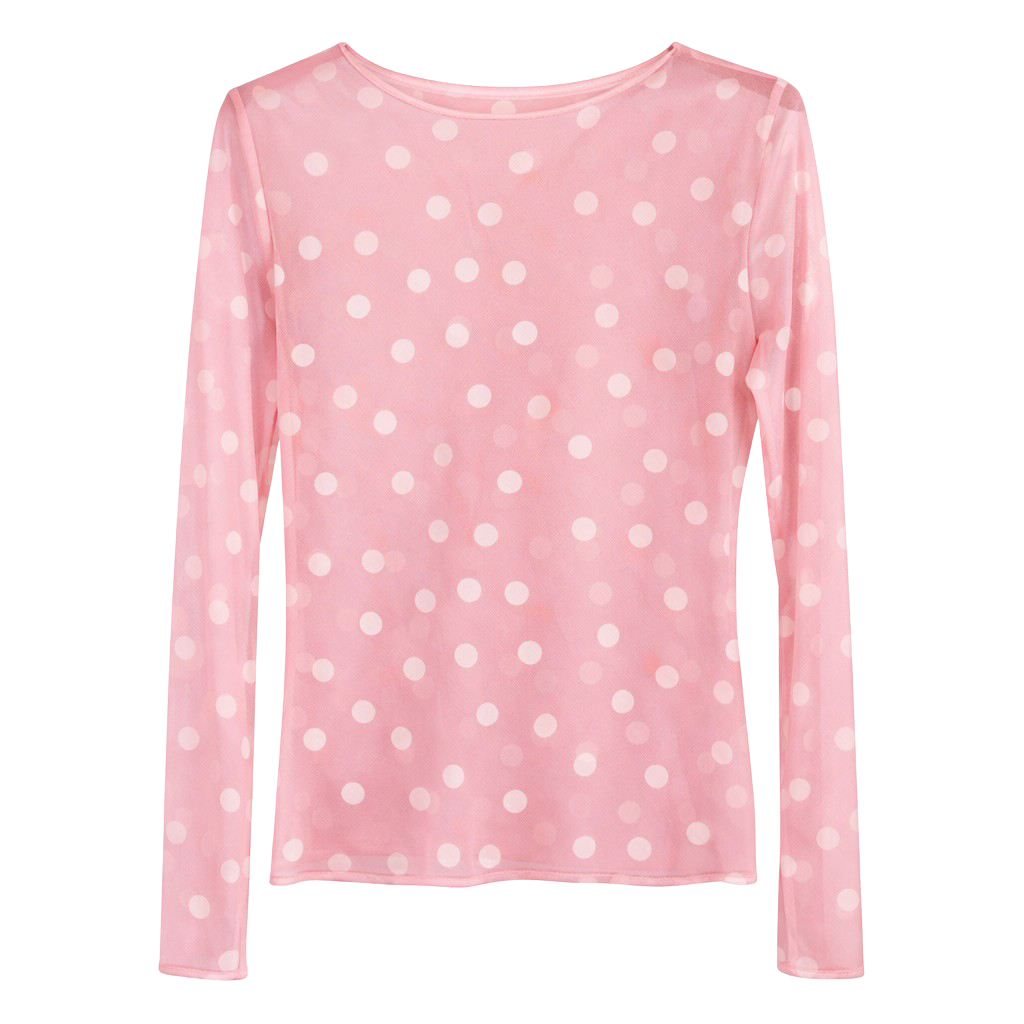 Vanting Dame Top   Mesh Rose     i Store Plus Size Størrelser