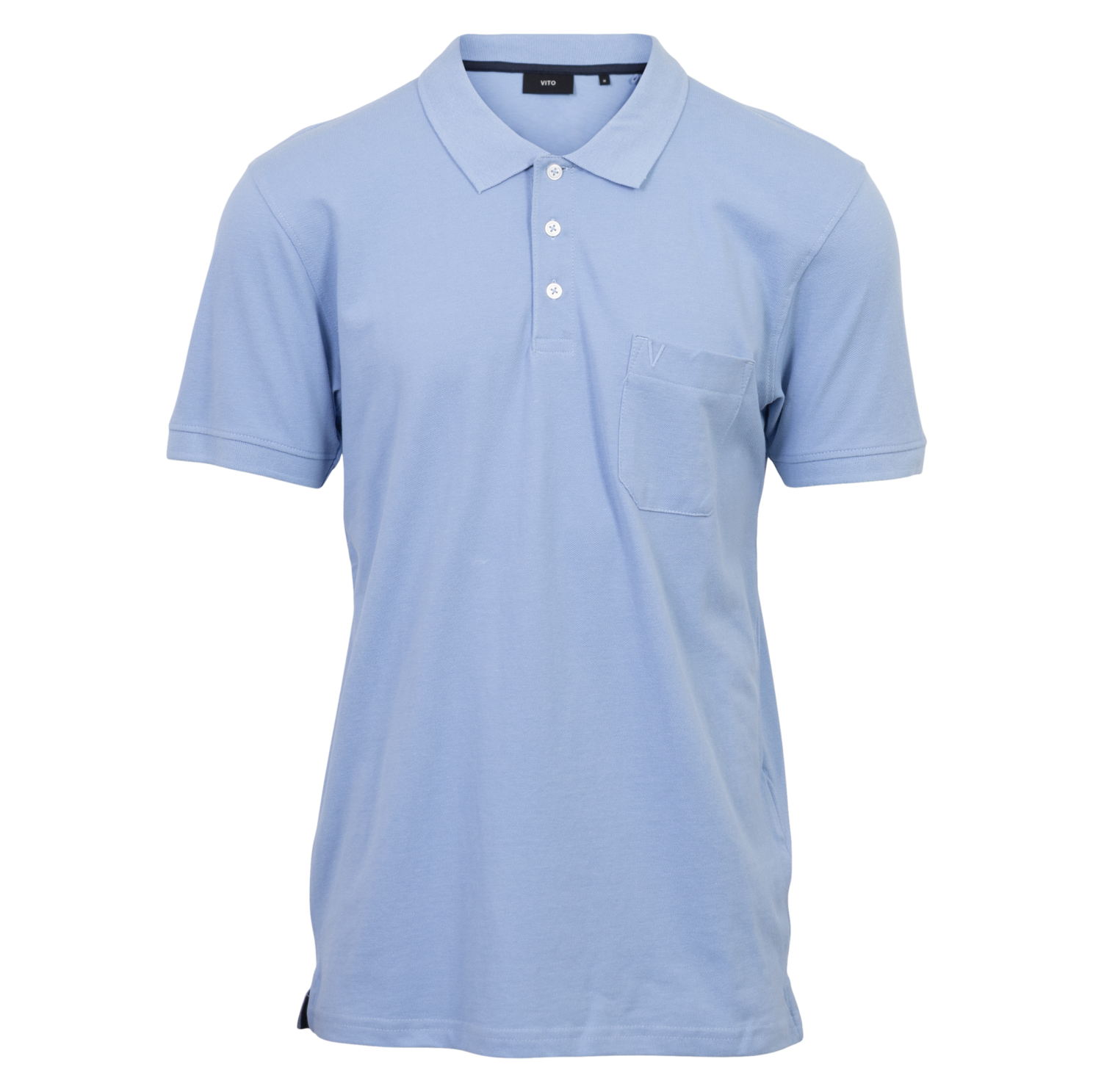 Vito Roger Herre Polo i Blå – Plus Size Tilbud!