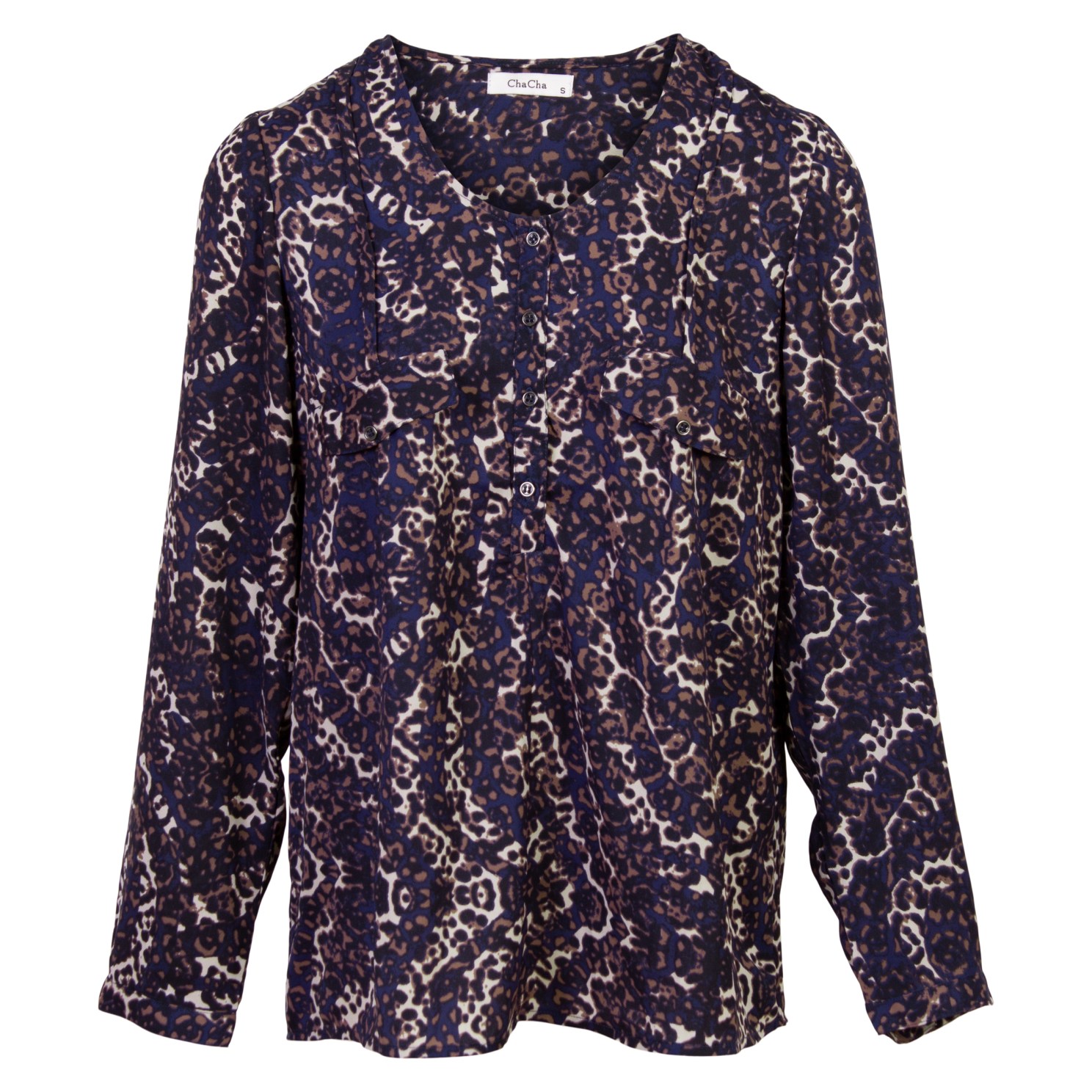 Trendy Leopardprint Bluse til Damer - Et Must-Have!