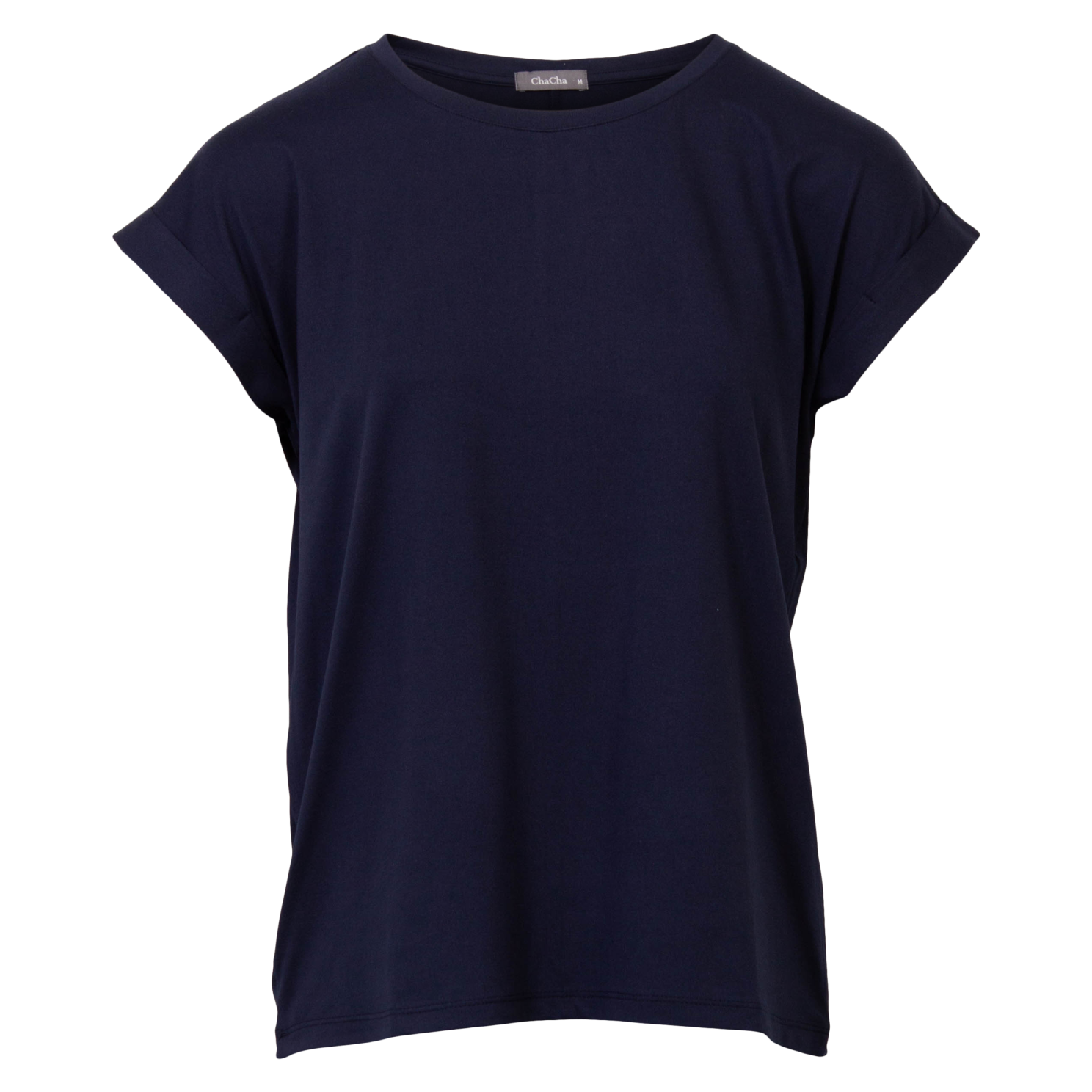 Zbyz Plus Size T-shirt til Dame – Navy – Fantastisk Udsalg!