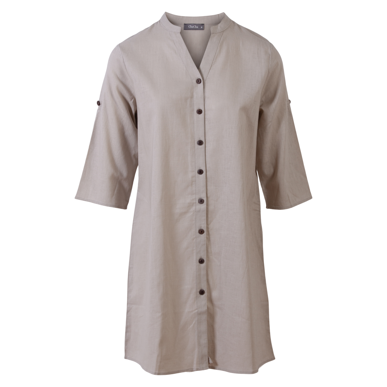 Elegant Beige Tunika i Plus Size – Uundgåelig til Alle Anledninger!