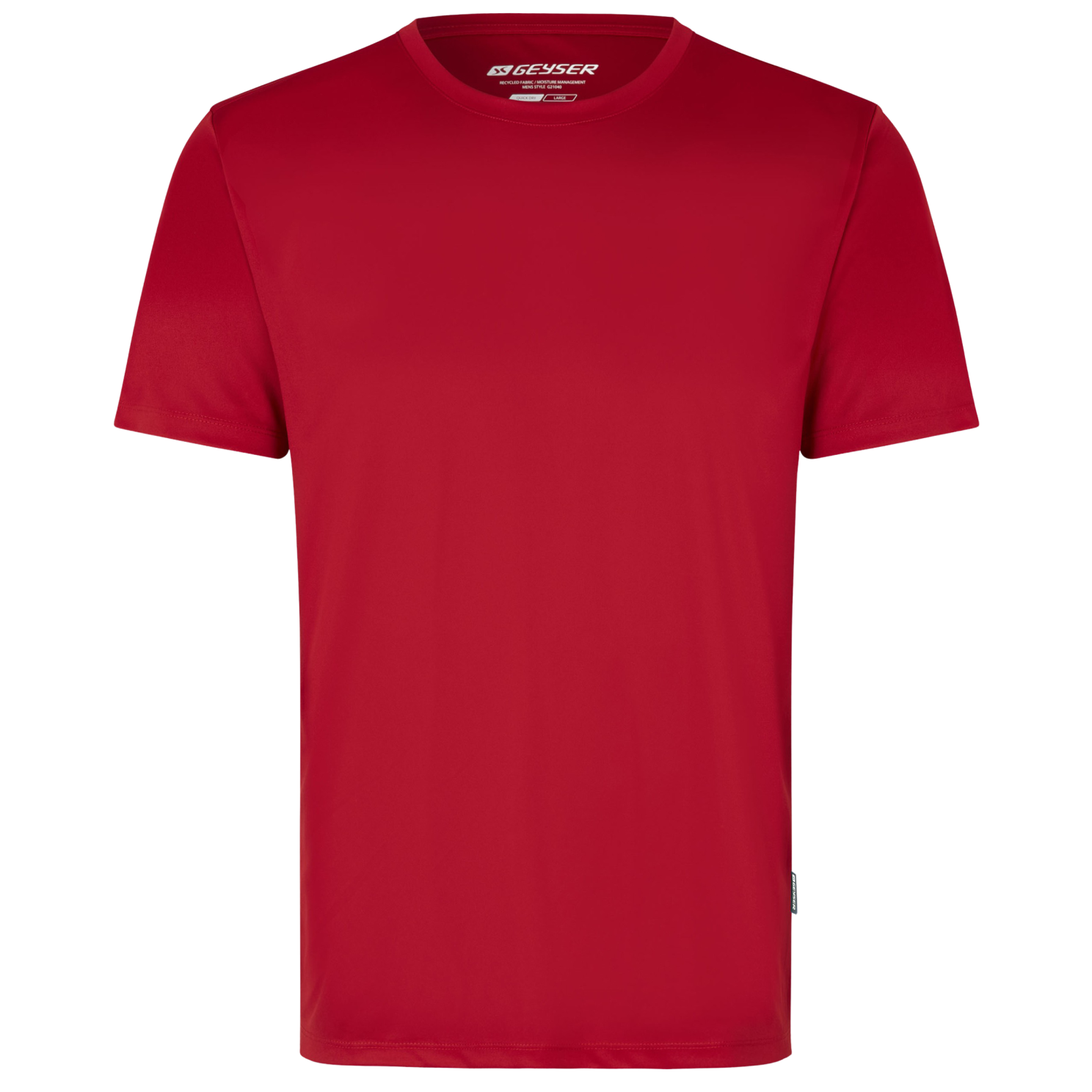 Geyser Essential Trænings T-shirt til Mænd – Rød Kvalitet