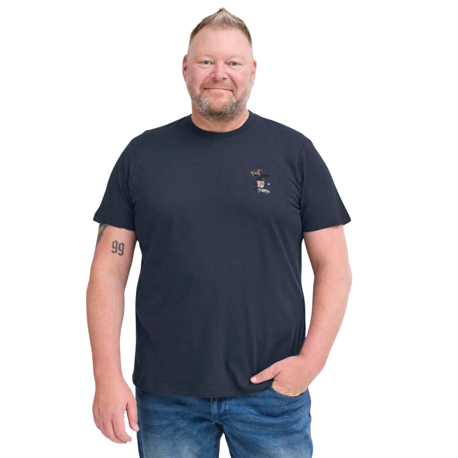 Blend Bhkaven Herre T-shirt – Plus Size Tilbud!