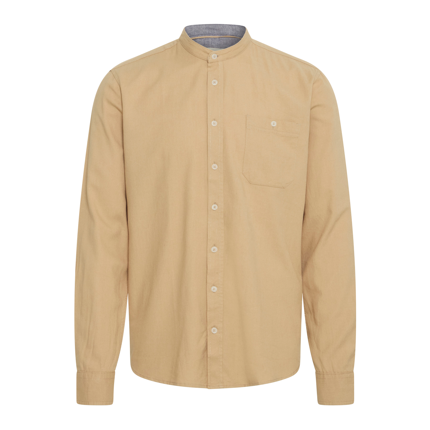 Blend Bobby Plus Size Herreskjorte i Hørmix - Cornstalk